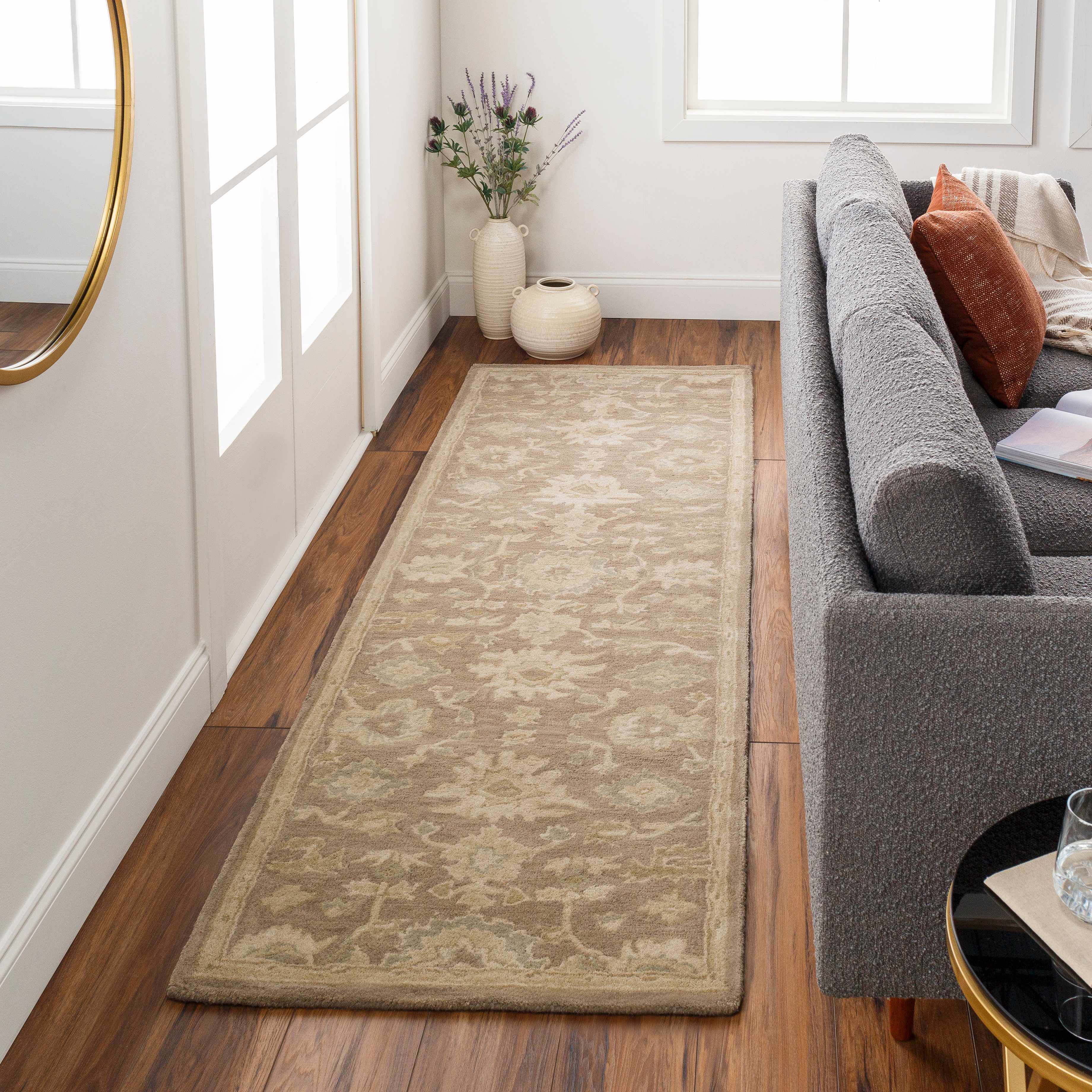 Hazen Hand Tufted Beige 1149 Area Rug - Image 3