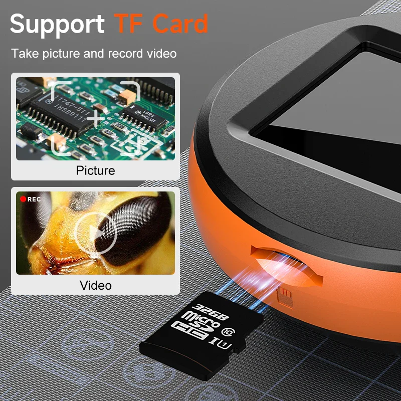 HD 1080P Digital Microscope Magnifier 2 Inch IPS Screen for PCB Repair - Image 5