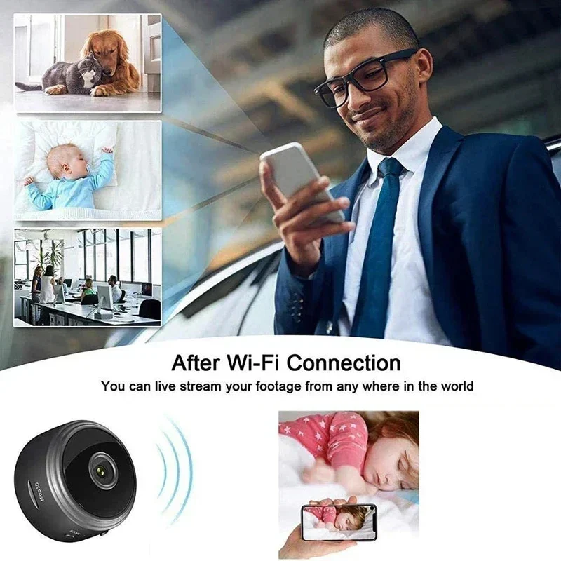 HD WiFi Security Camera Wireless Smart Home Surveillance Video Monitor - Image 2