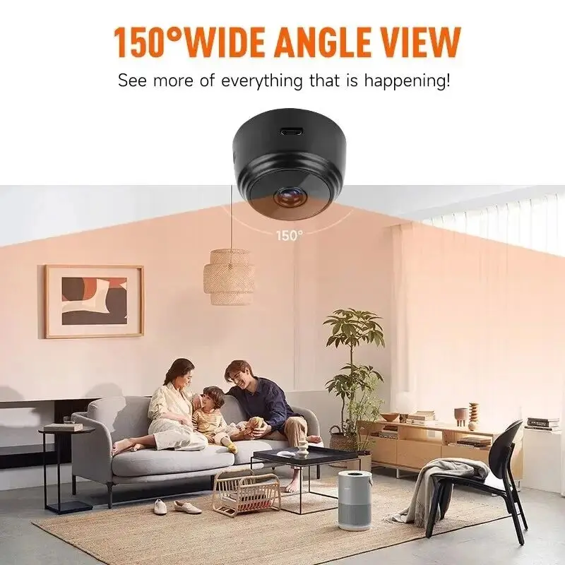 HD WiFi Security Camera Wireless Smart Home Surveillance Video Monitor - Image 4