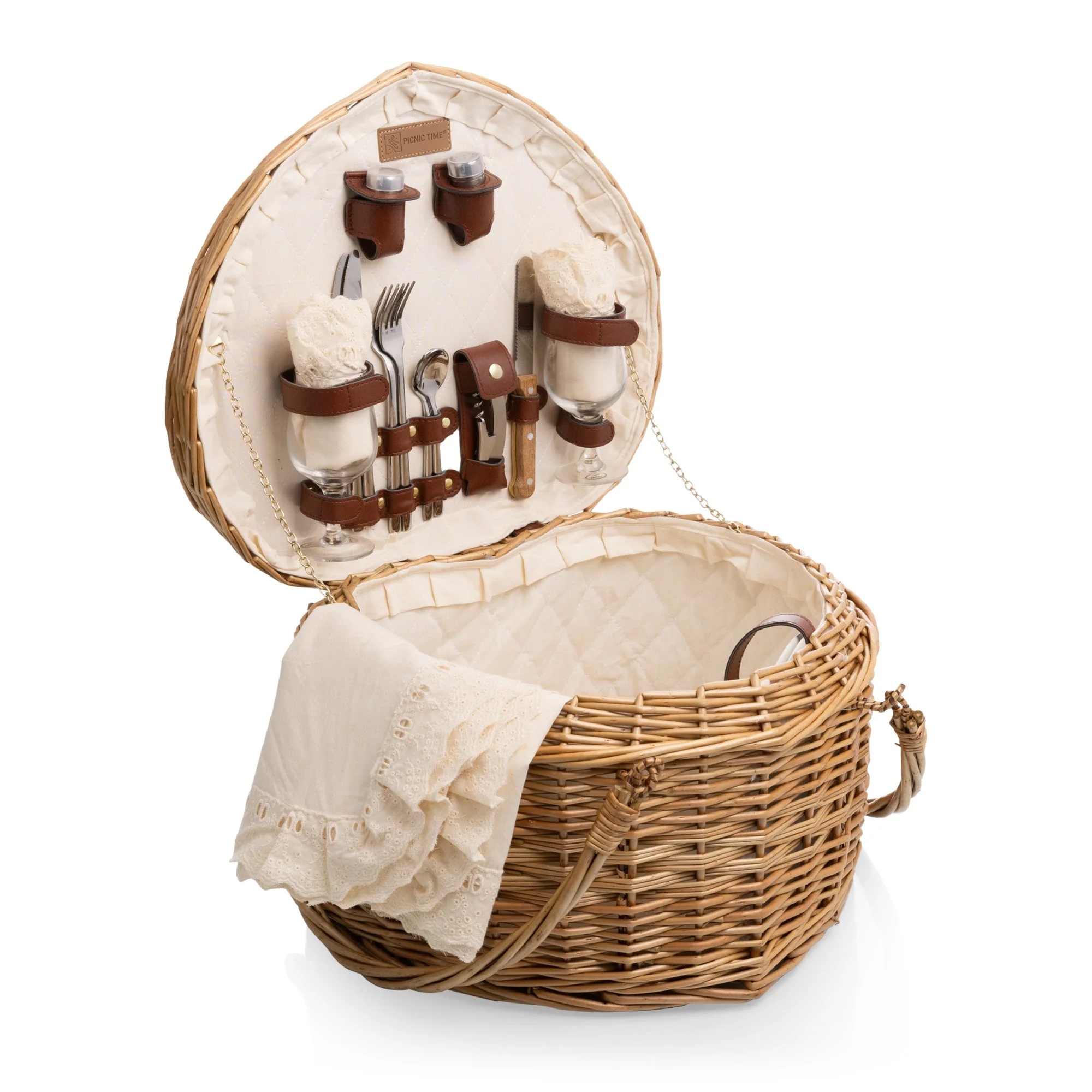 Heart Picnic Basket - Image 3