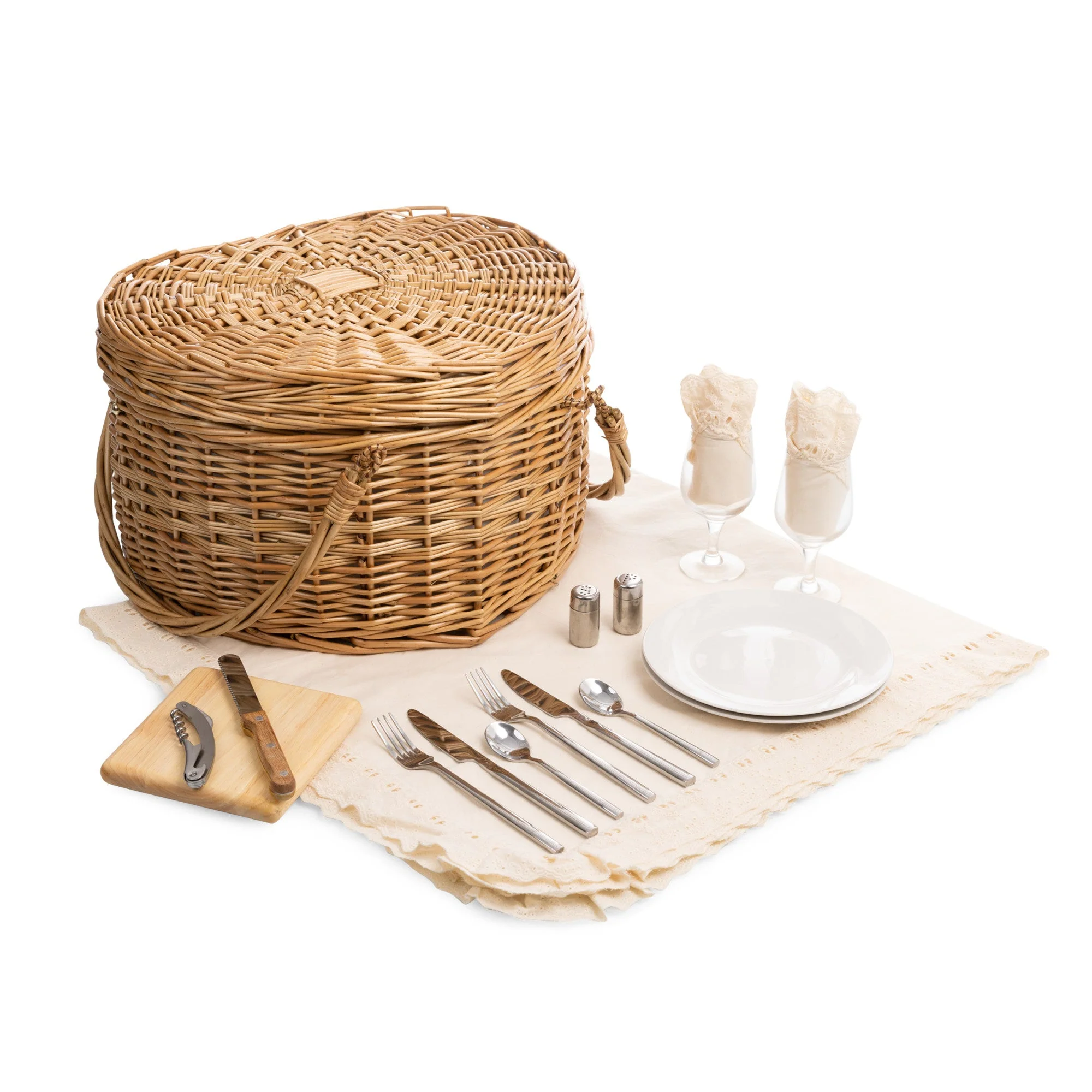 Heart Picnic Basket - Image 6