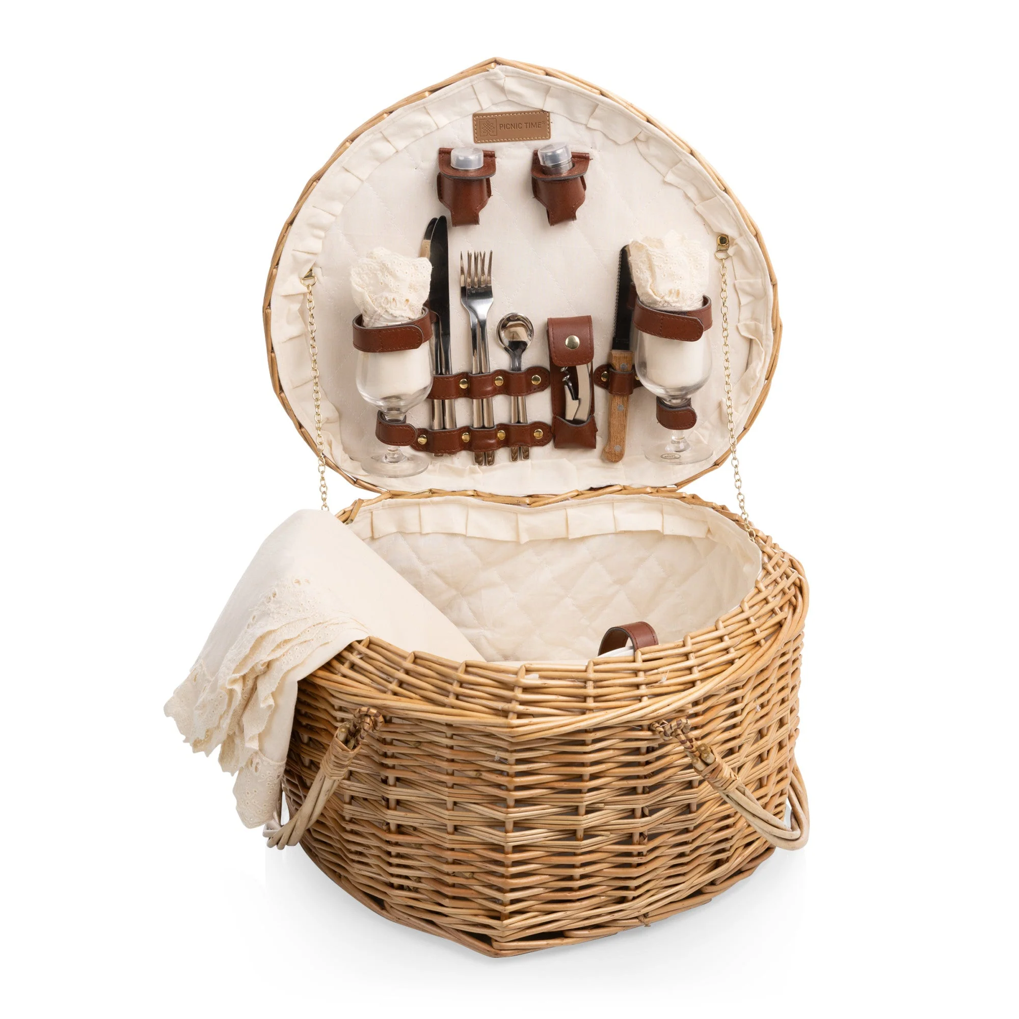 Heart Picnic Basket - Image 7