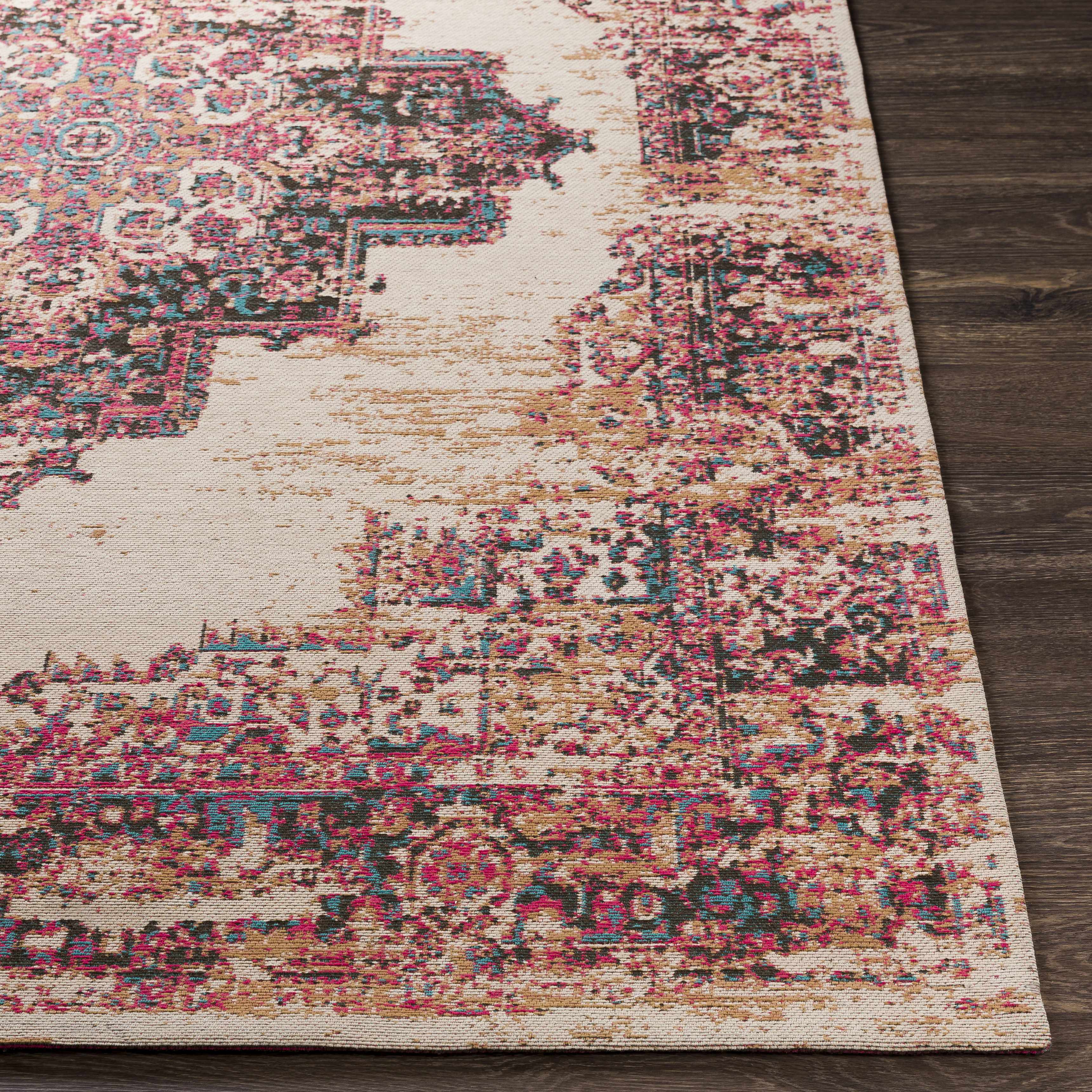 Heaton Red Medallion Area Rug - Clearance - Image 4