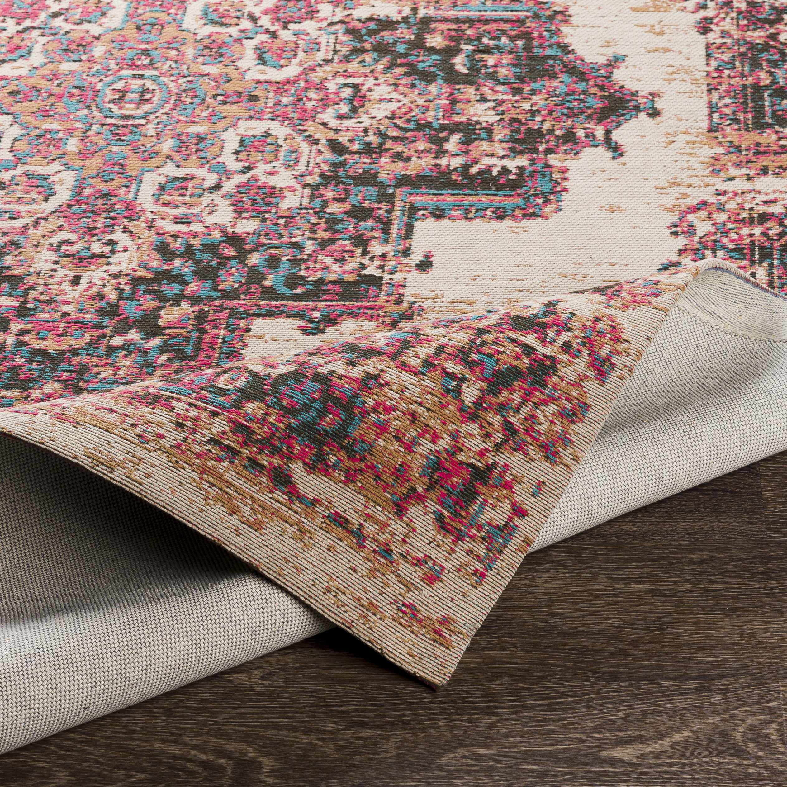 Heaton Red Medallion Area Rug - Clearance - Image 5
