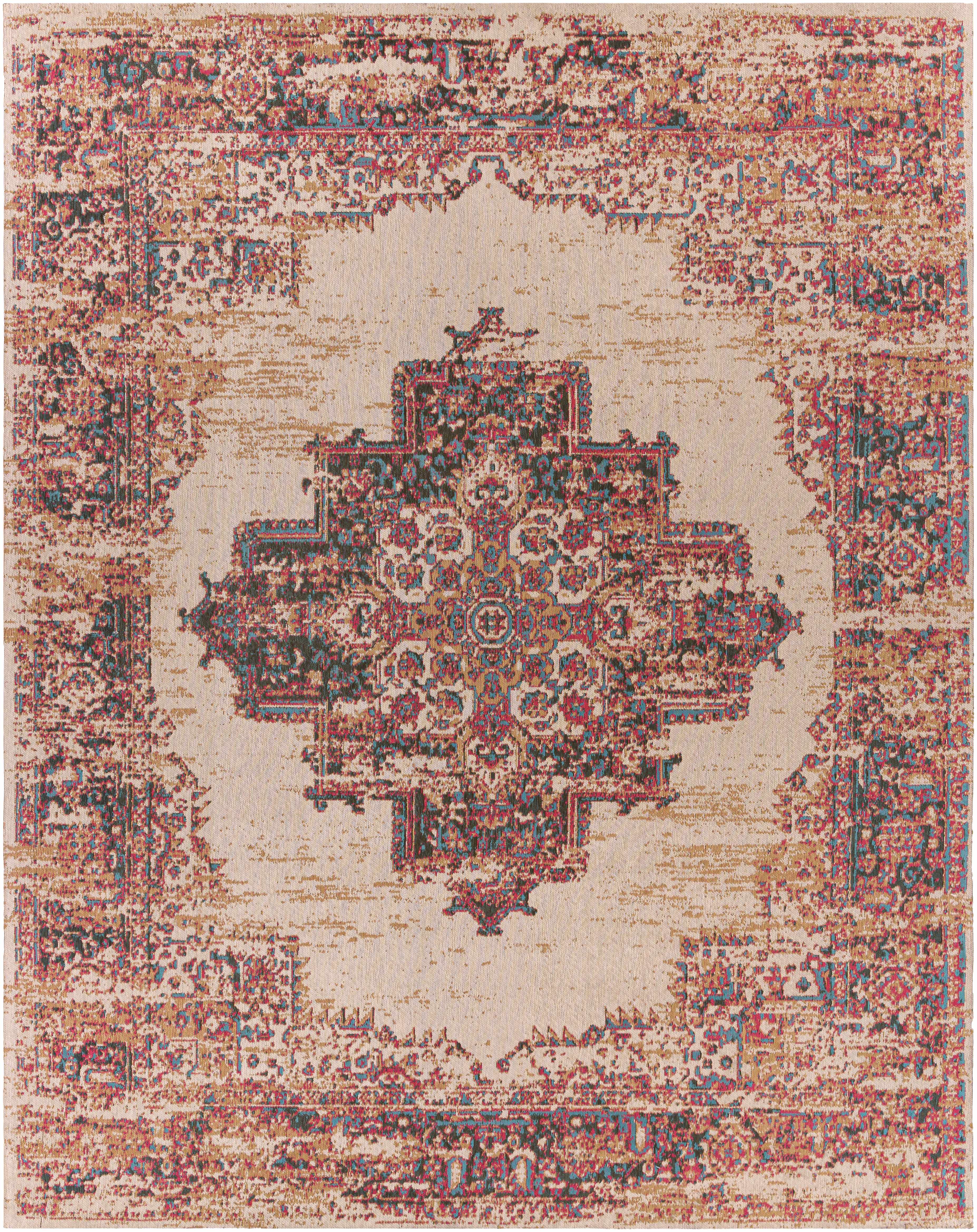 Heaton Red Medallion Area Rug - Clearance - Image 8