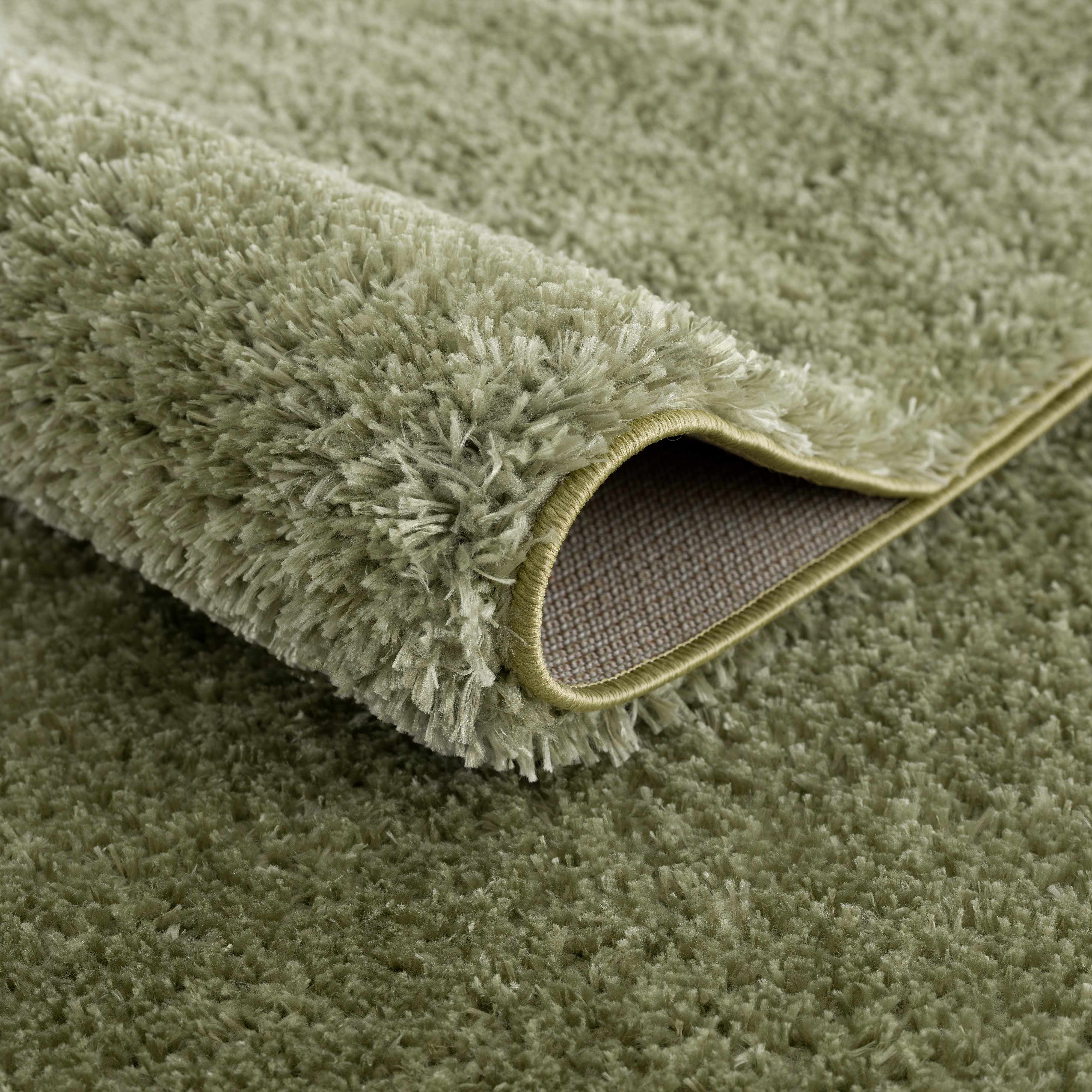 Heavenly Solid Green Plush Rug - Clearance - Image 5