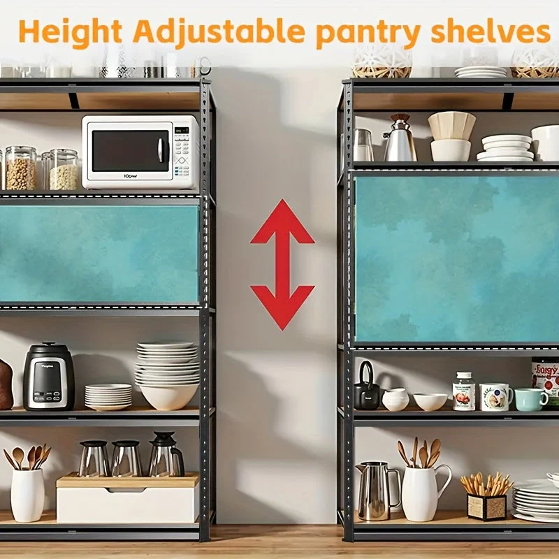 Heavy Duty Garage Shelving Unit Moktan Sabai 5 Tier Metal Storage Rack 2000lb - Image 4