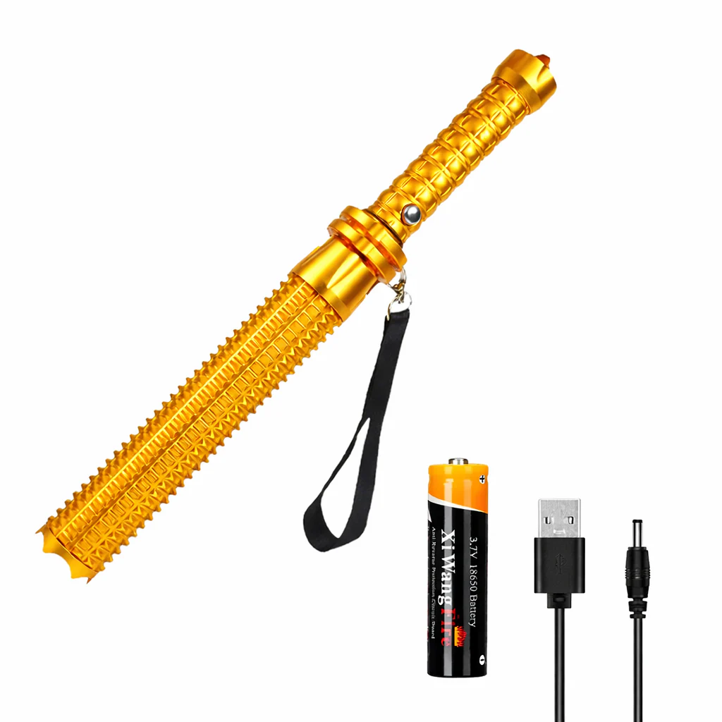 Heavy-Duty Telescopic LED Flashlight with Zoom Beam – Compact Utility Tool - Image 9