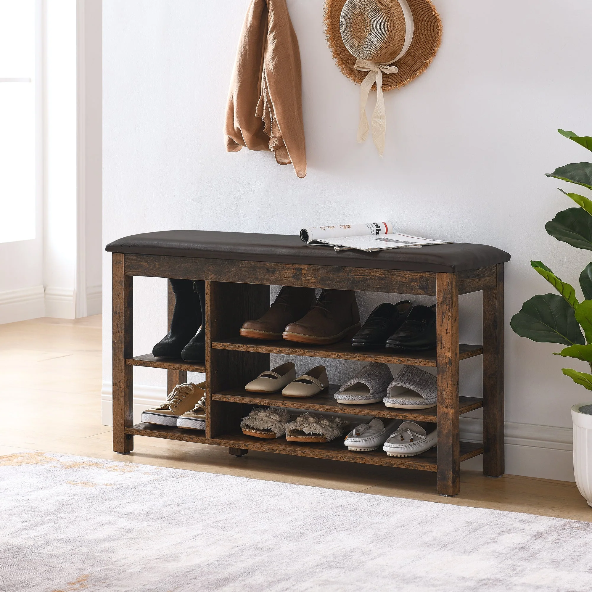 Height-Adjustable Shoe-Changing Bench - Image 2