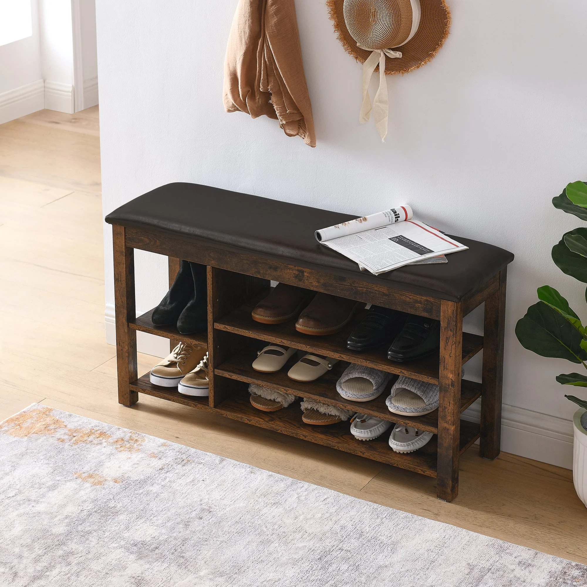 Height-Adjustable Shoe-Changing Bench - Image 3