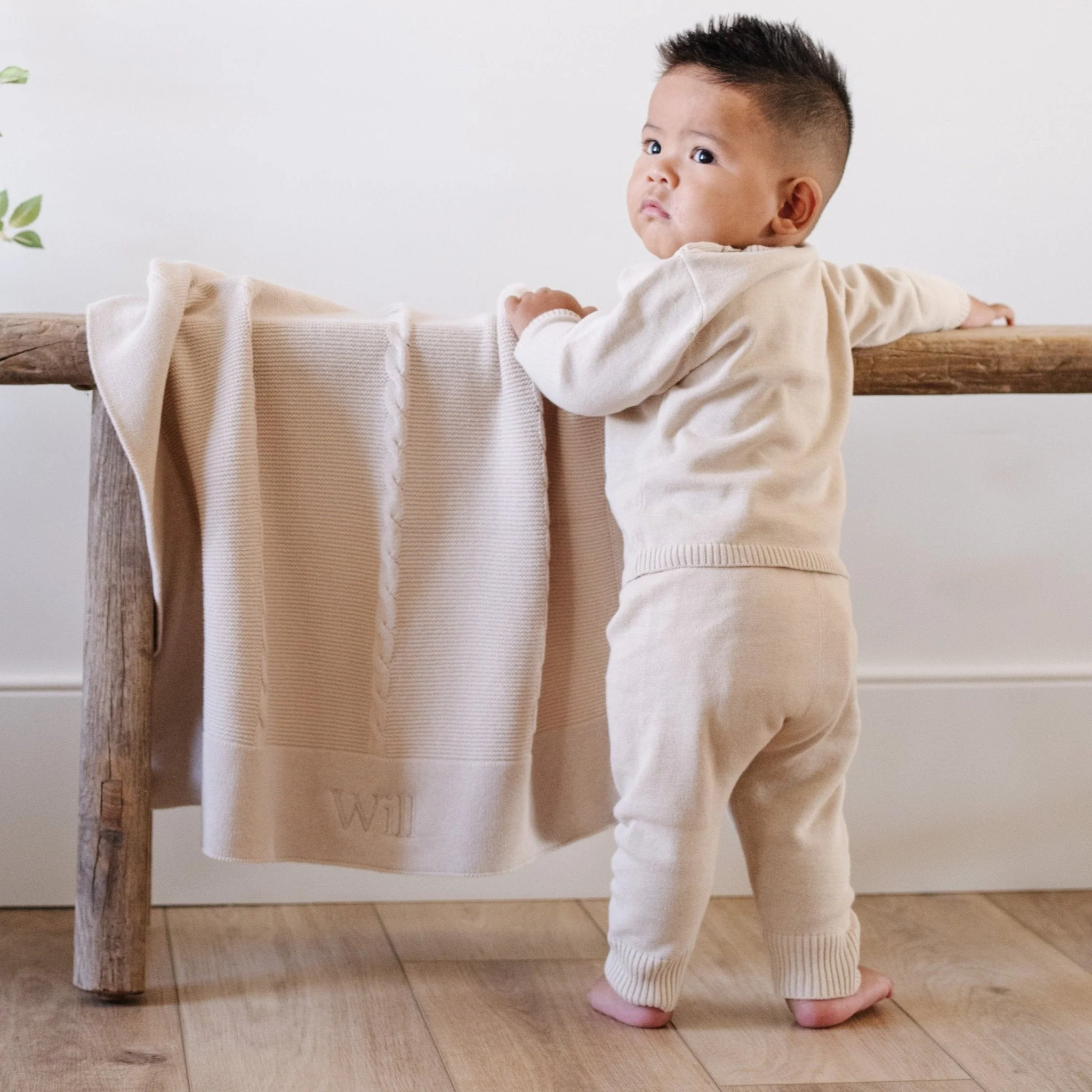 Heirloom Cotton Knit Receiving Blankets - Image 7