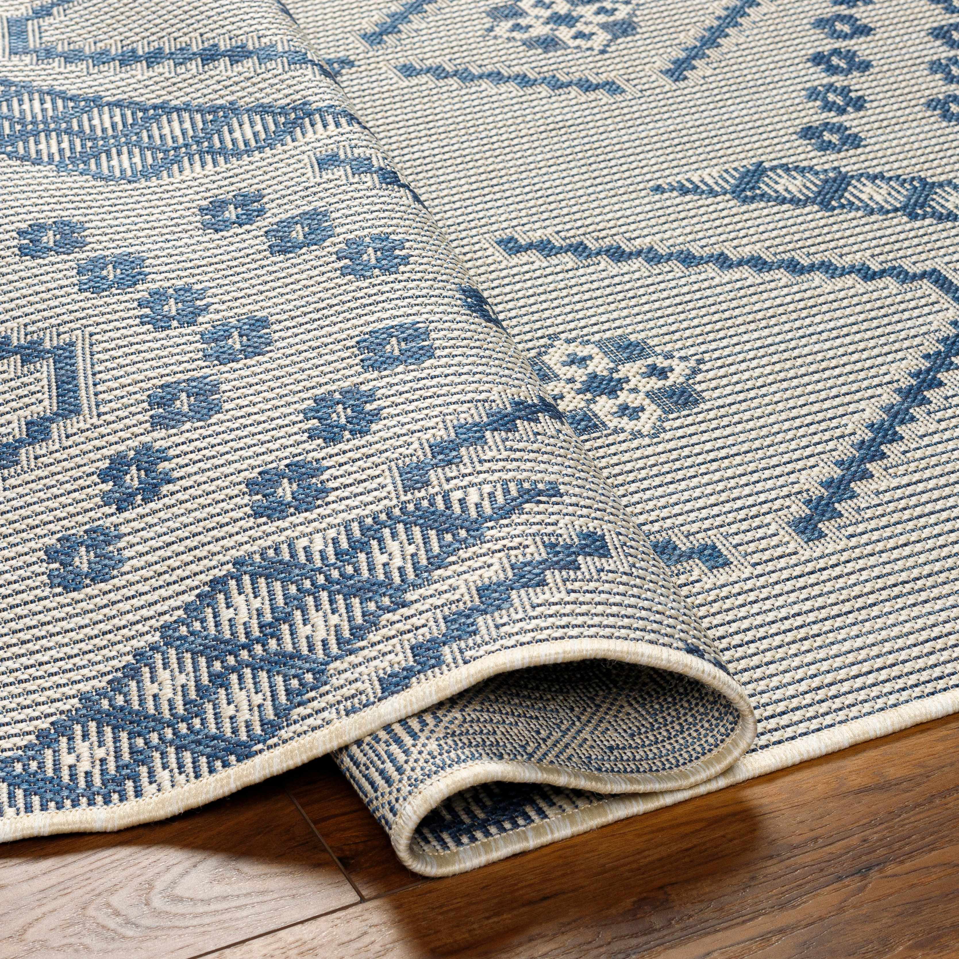 Helga Blue Area Rug - Clearance - Image 5