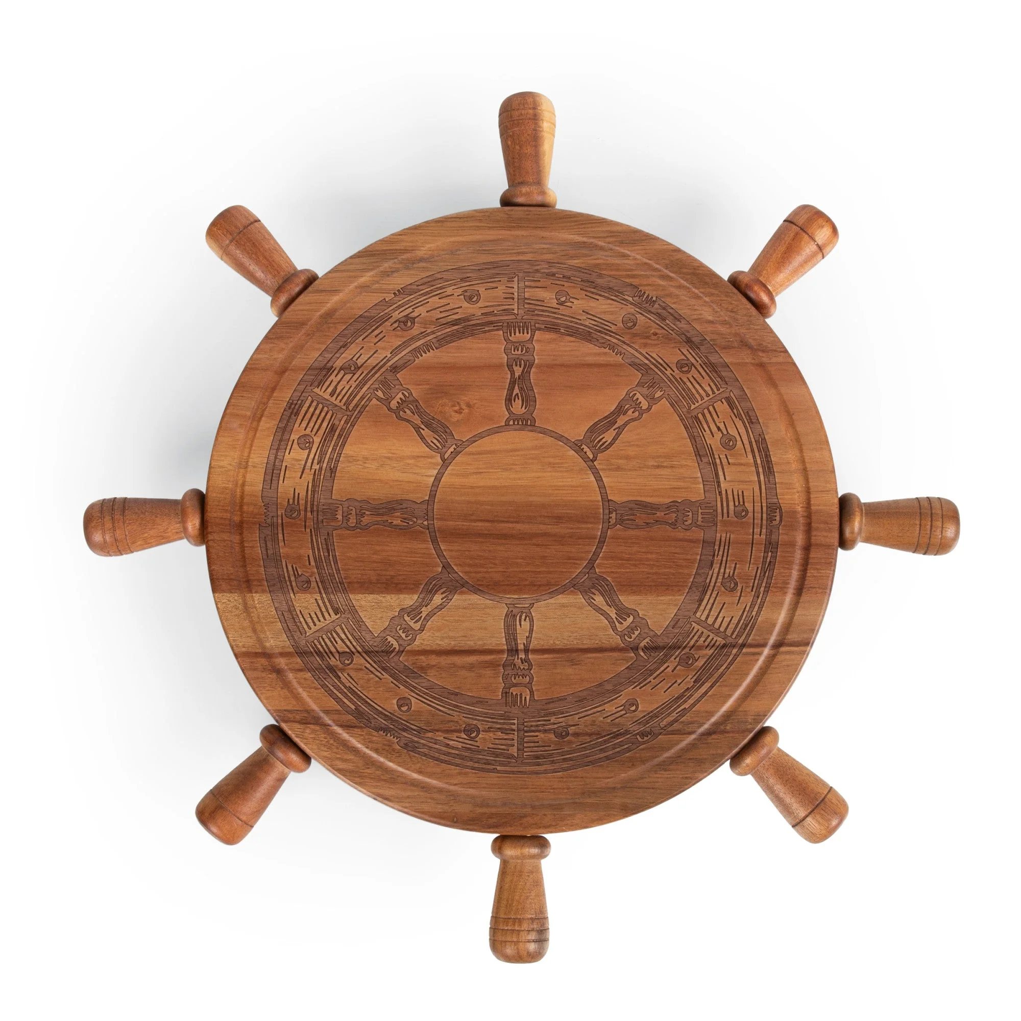 Helmsman Lazy Susan Cheese Board with Tool Set - Image 6