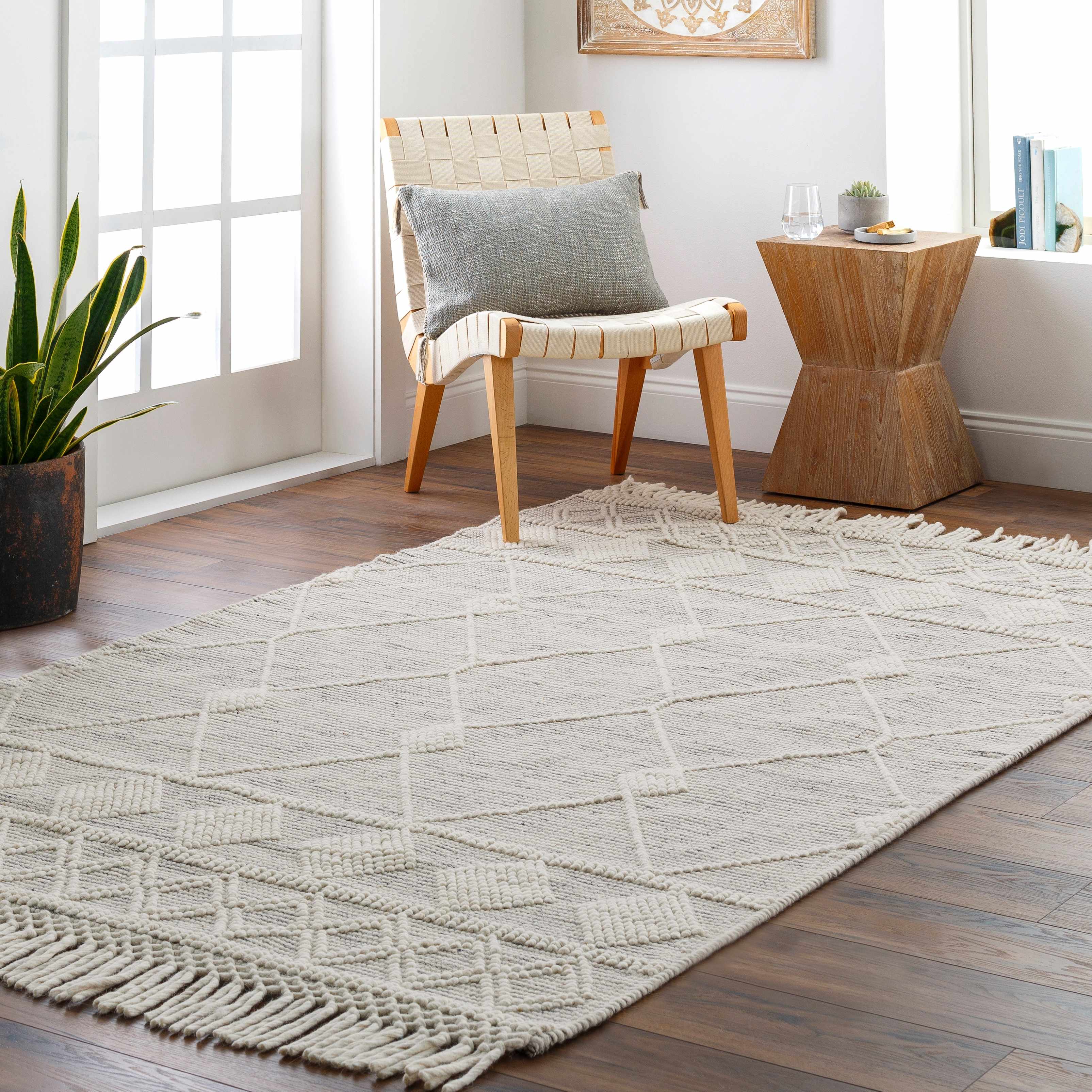 Hemingway Wool Rug with Tassels - Clearance - Image 2