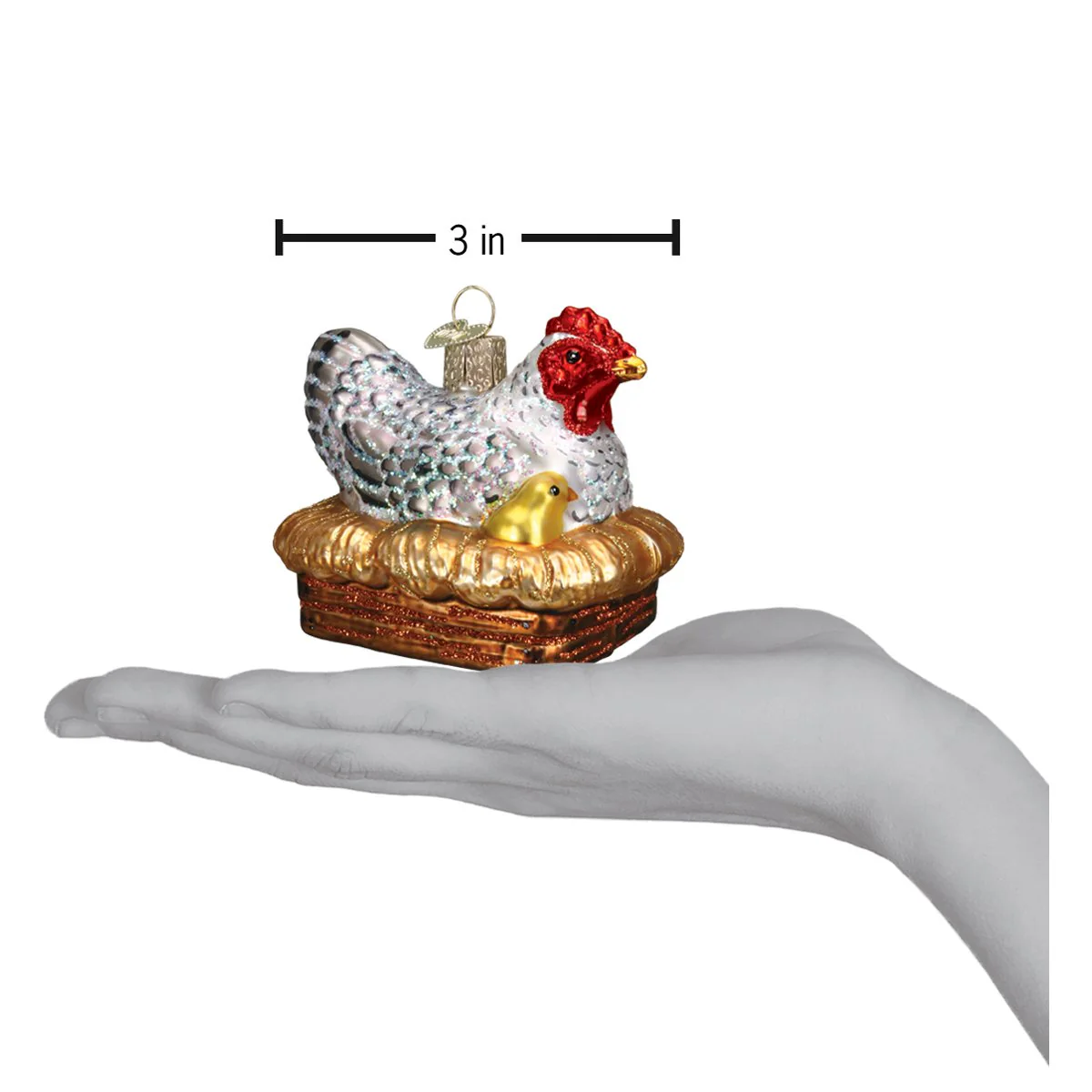 Hen On Nest Ornament - Image 4