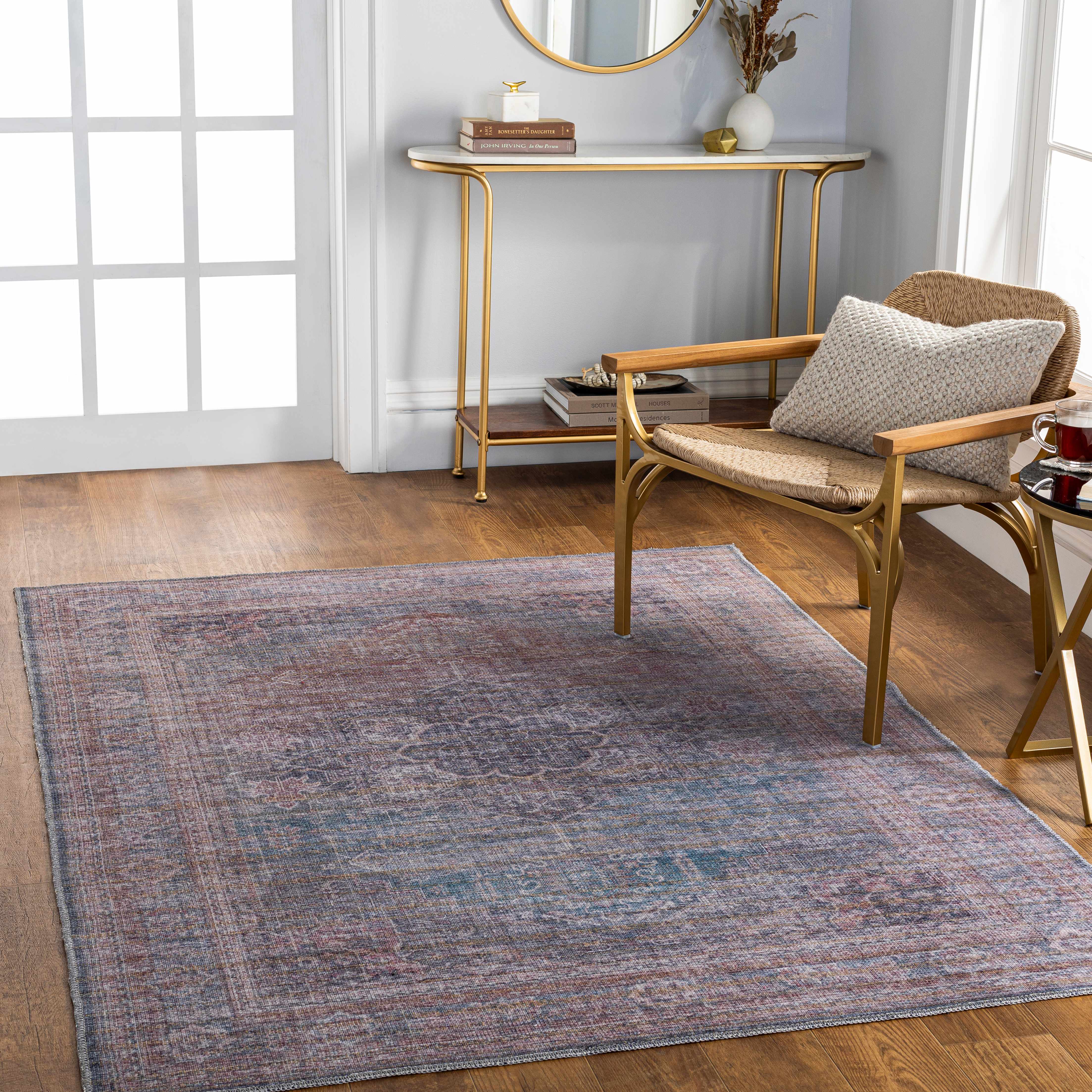 Hennenman Washable Printed Jute Rug - Clearance - Image 3