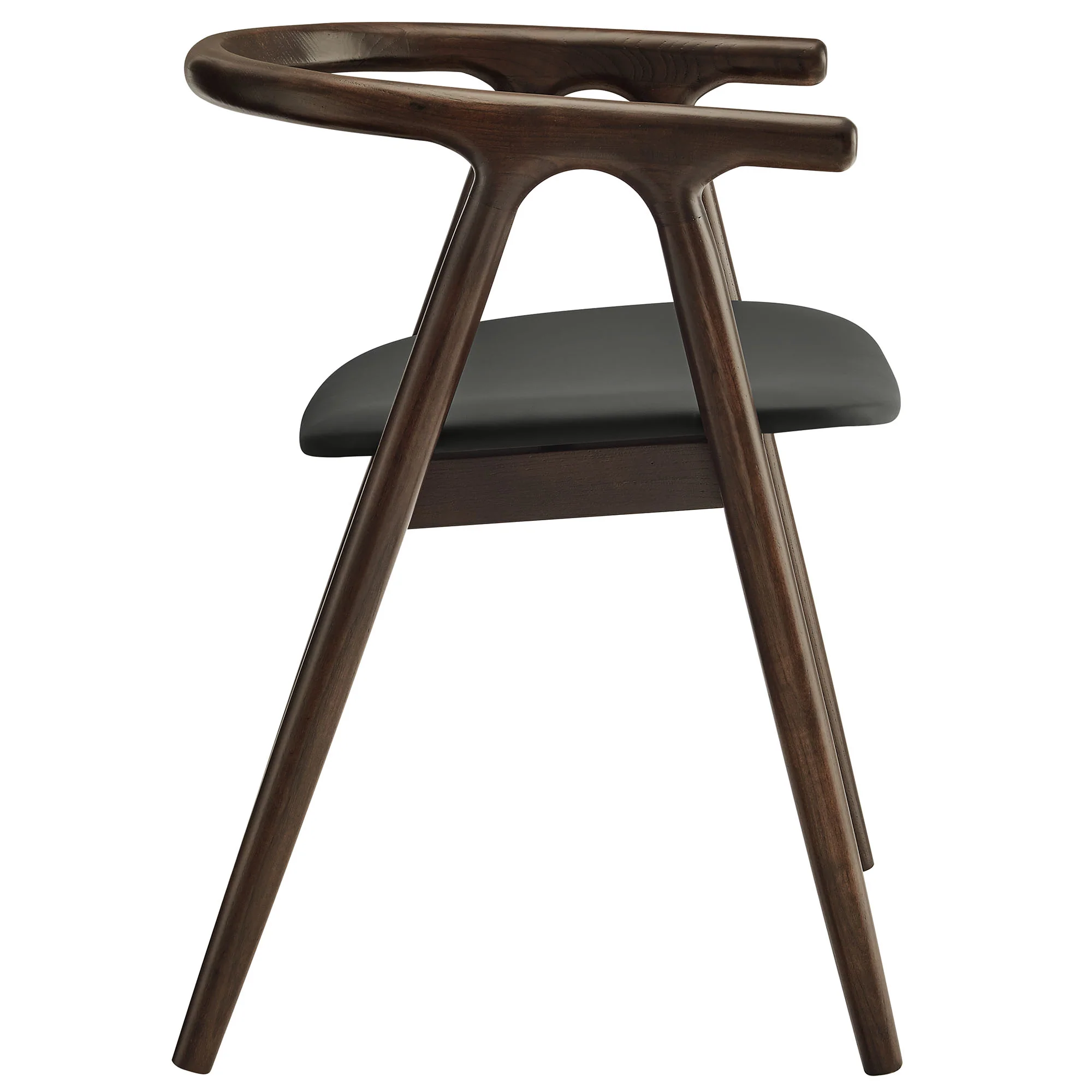 Henry Vegan Leather and Wood Dining Chair by Modway - Image 4
