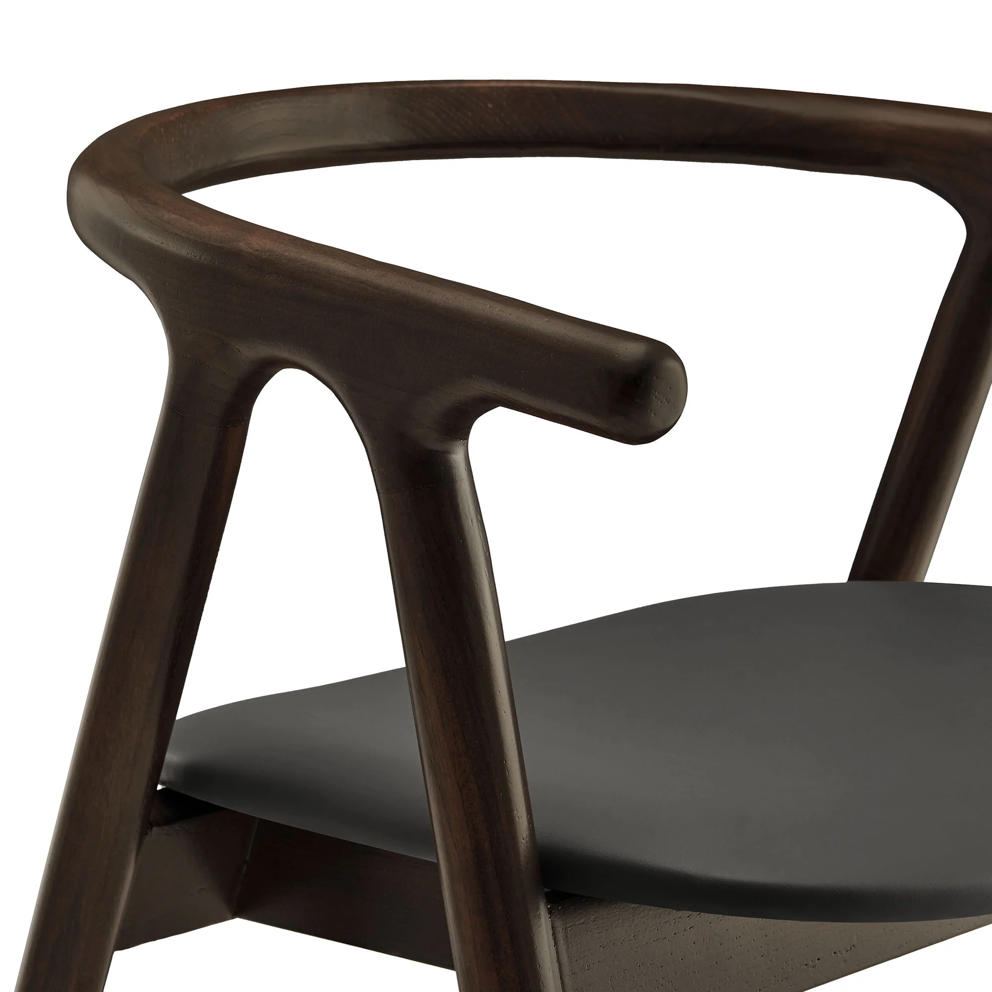 Henry Vegan Leather and Wood Dining Chair by Modway - Image 7