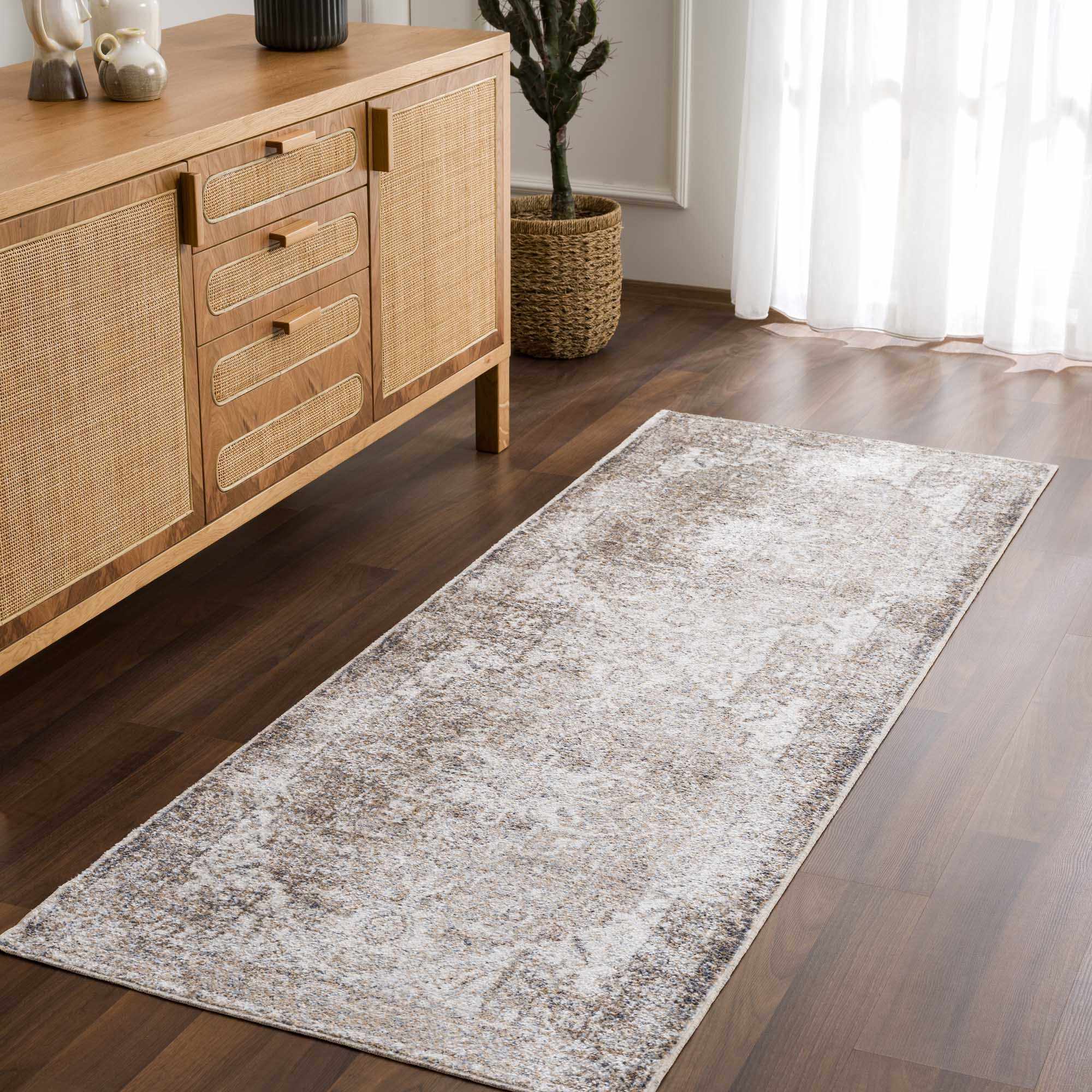 Hera Flat Pile Washable Rug - Image 10