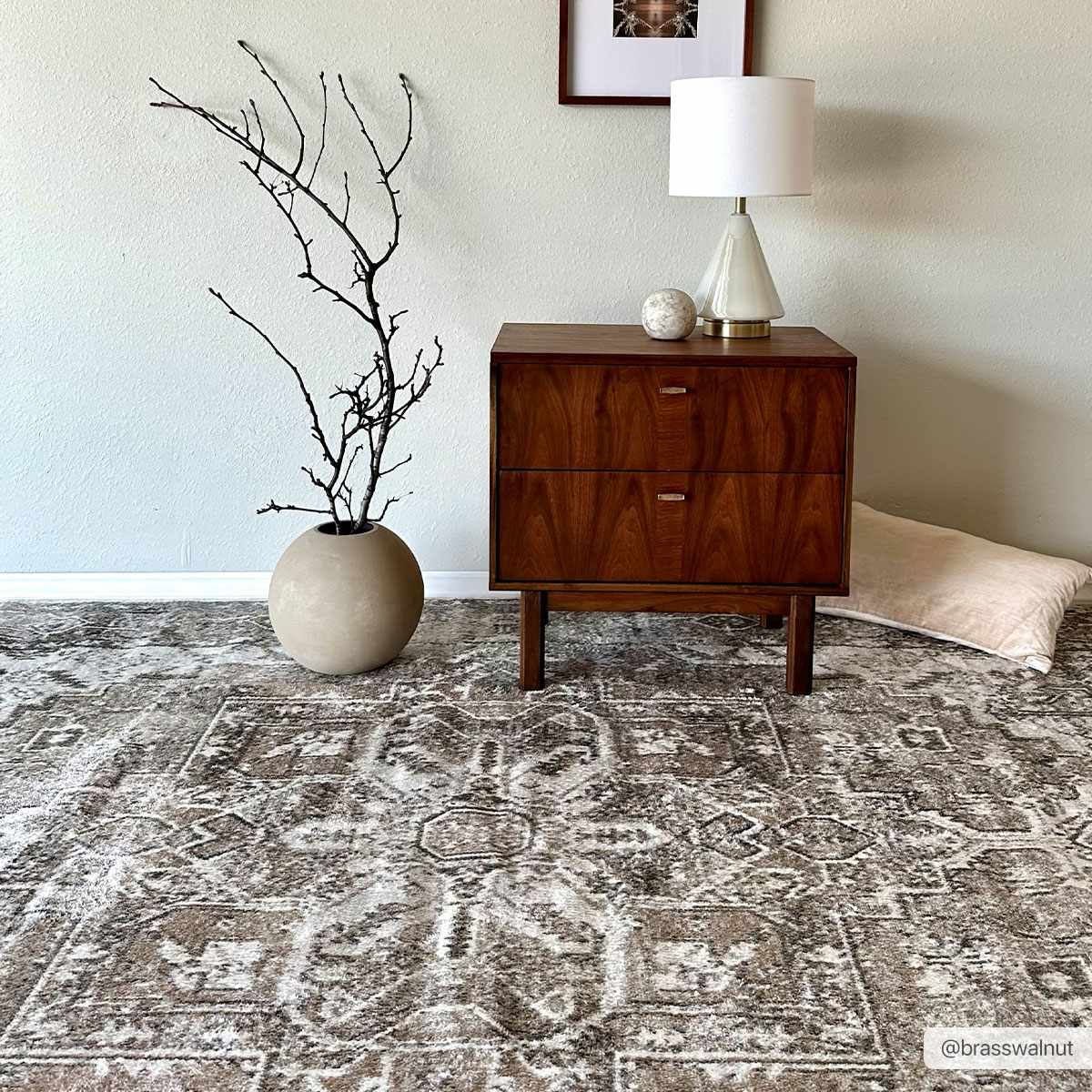 Hera Flat Pile Washable Rug - Image 2