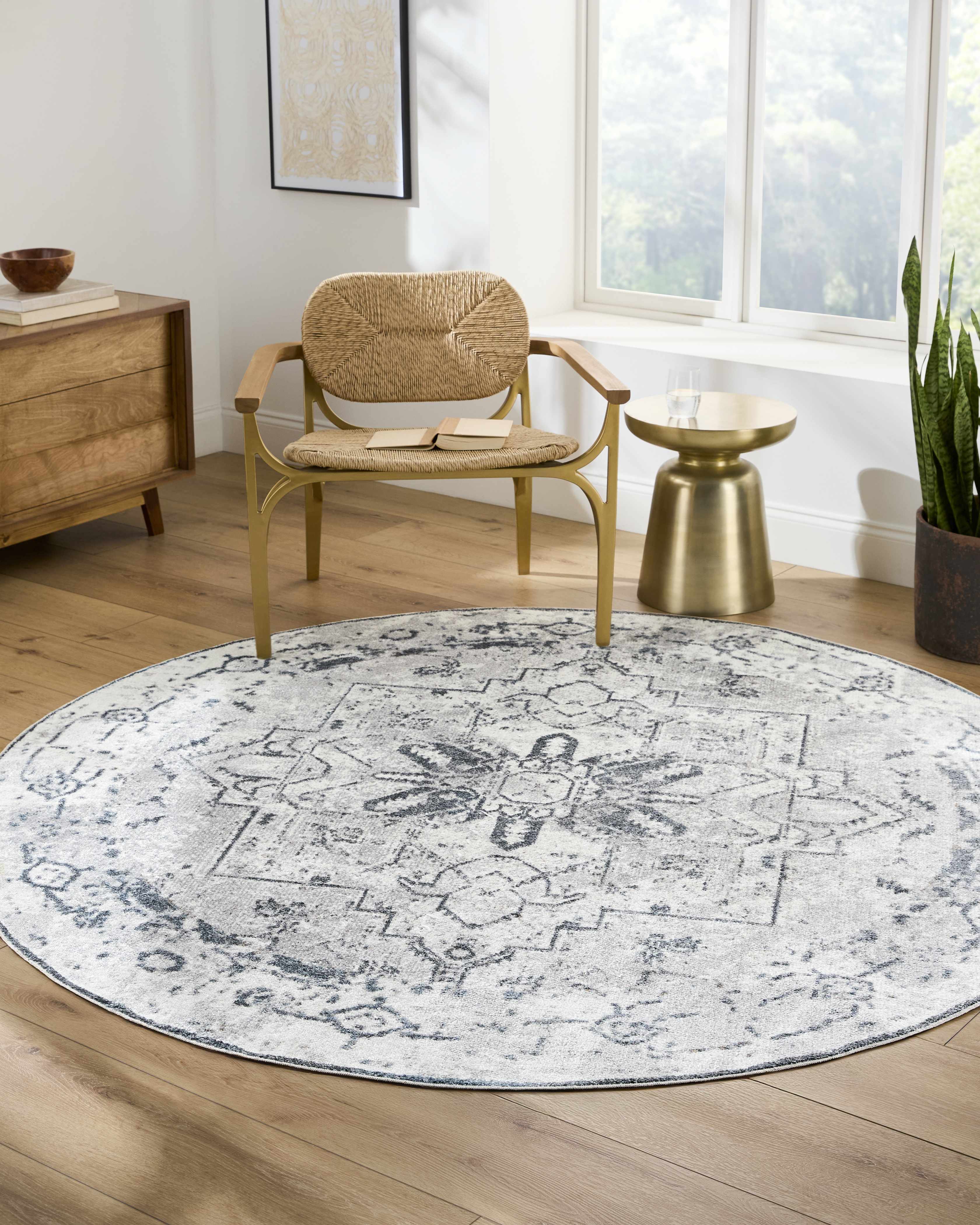Hera Ivory Boutique Washable Rug - Image 12