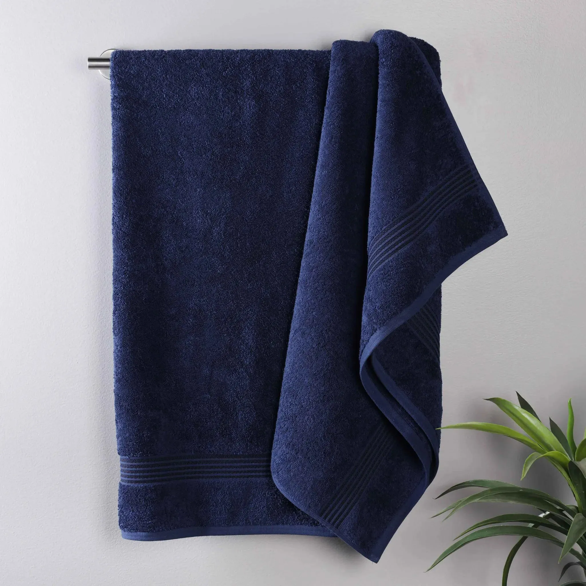 Heritage Egyptian Cotton Plush Thick Absorbent Bath Towel Set of 2 - Image 10