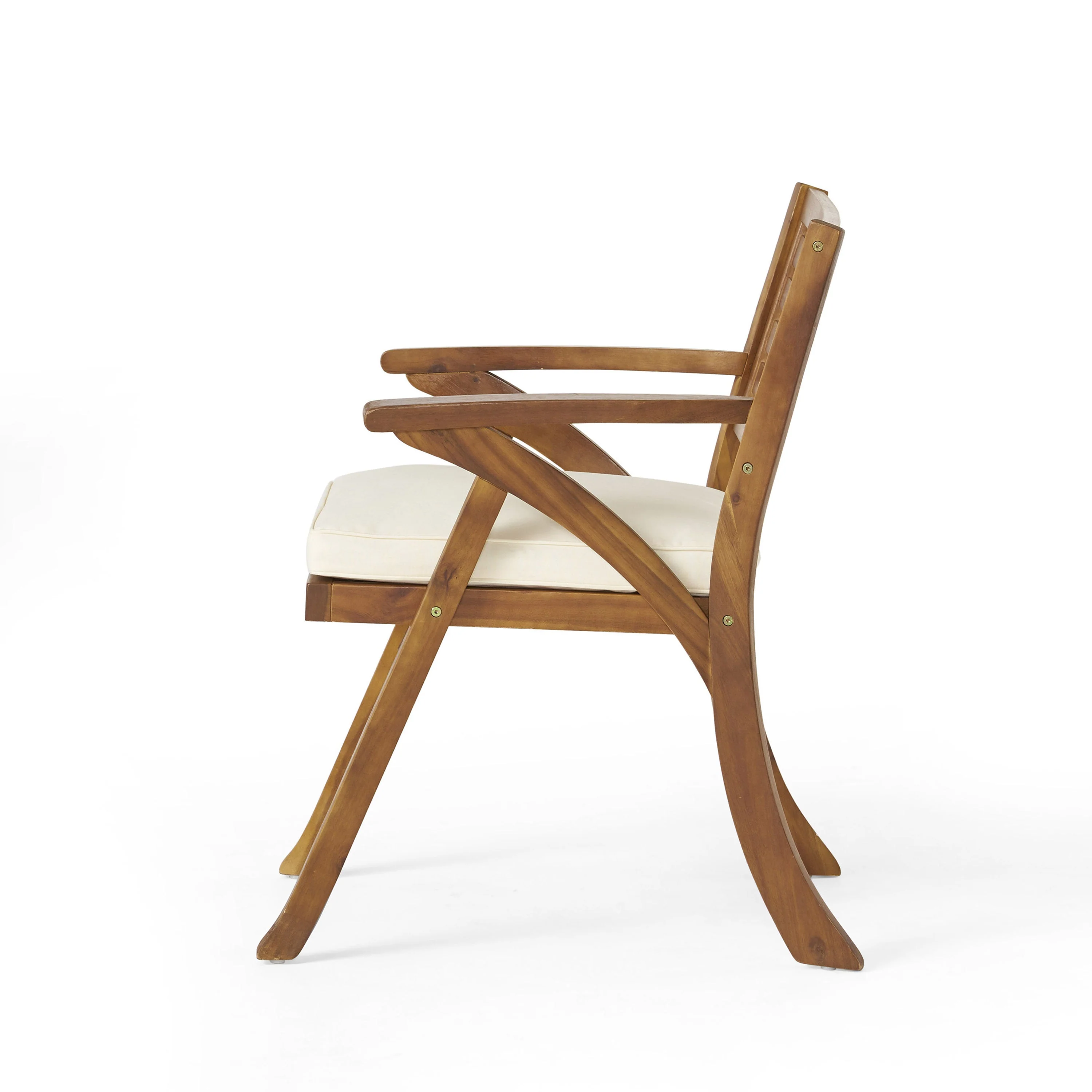 Hermosa 5-Piece Acacia Wood Outdoor Dining Set - Image 8