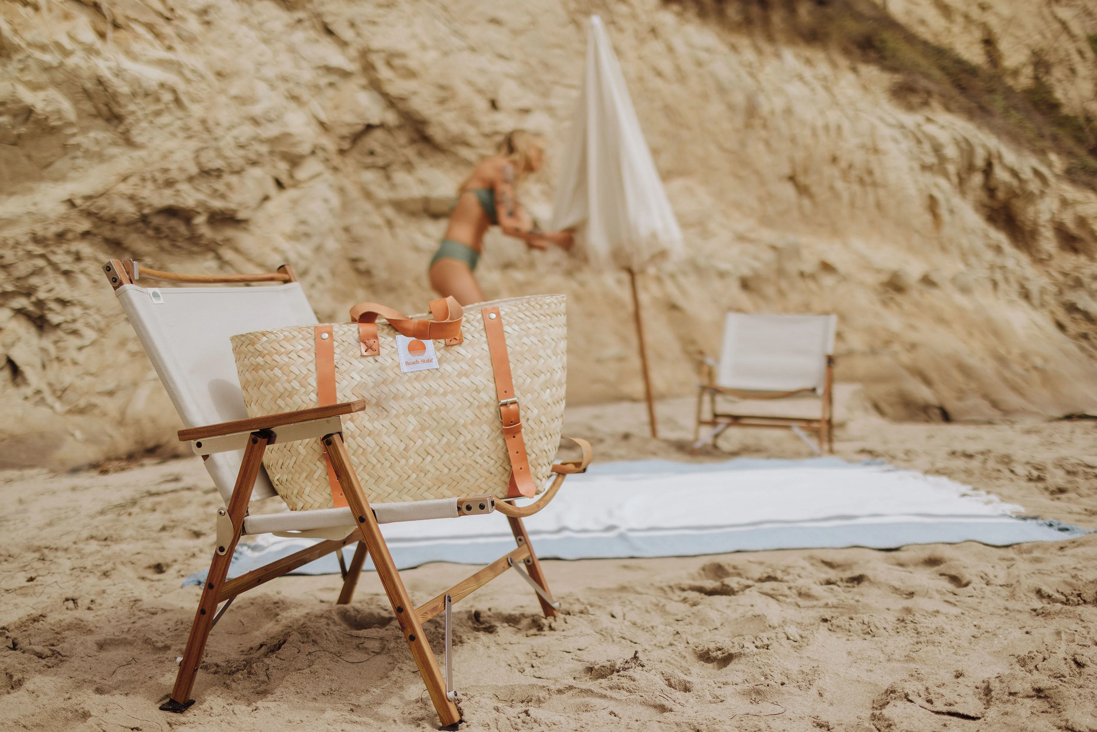 Hermosa Woven Beach Cooler Bag - Image 23
