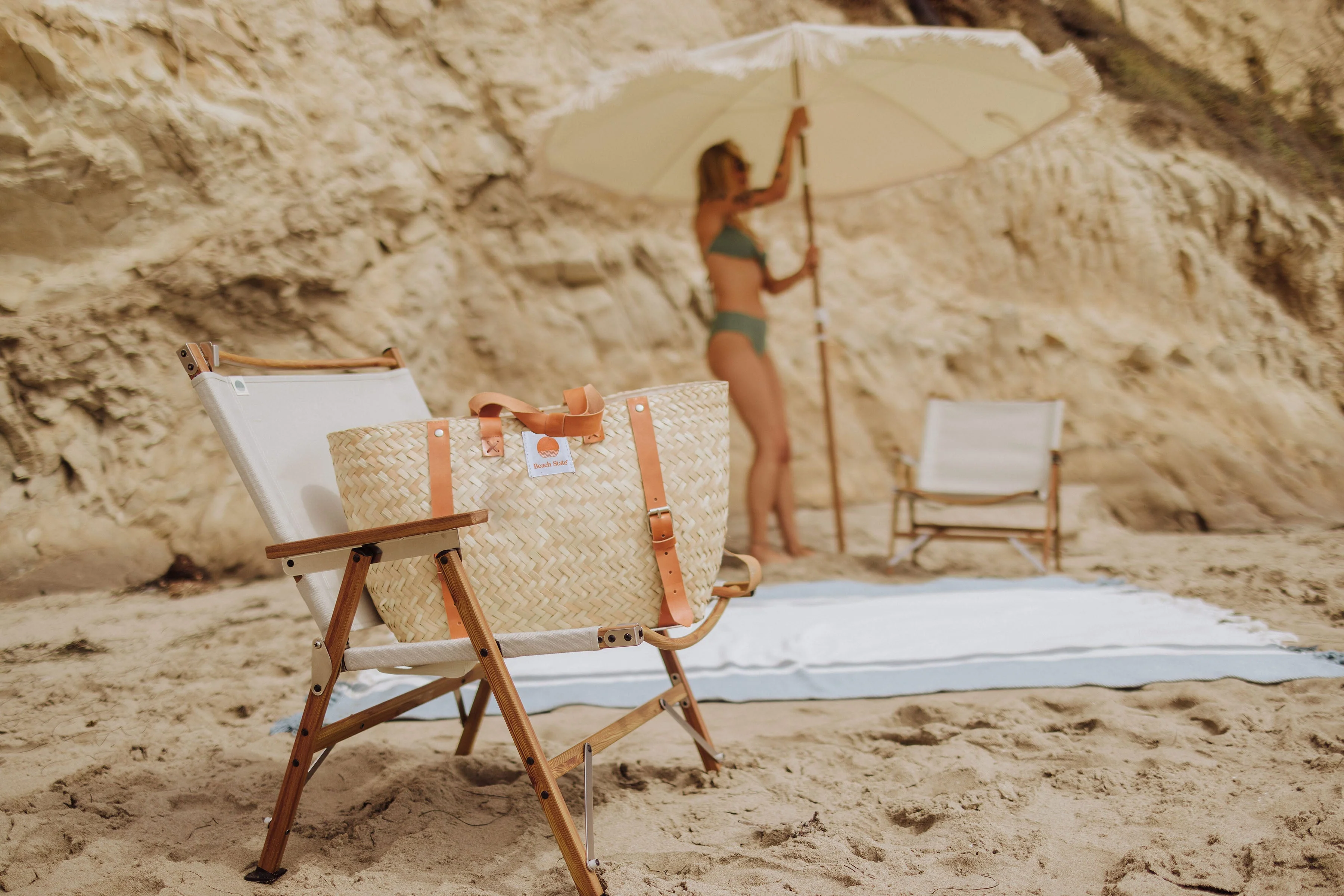 Hermosa Woven Beach Cooler Bag - Image 24