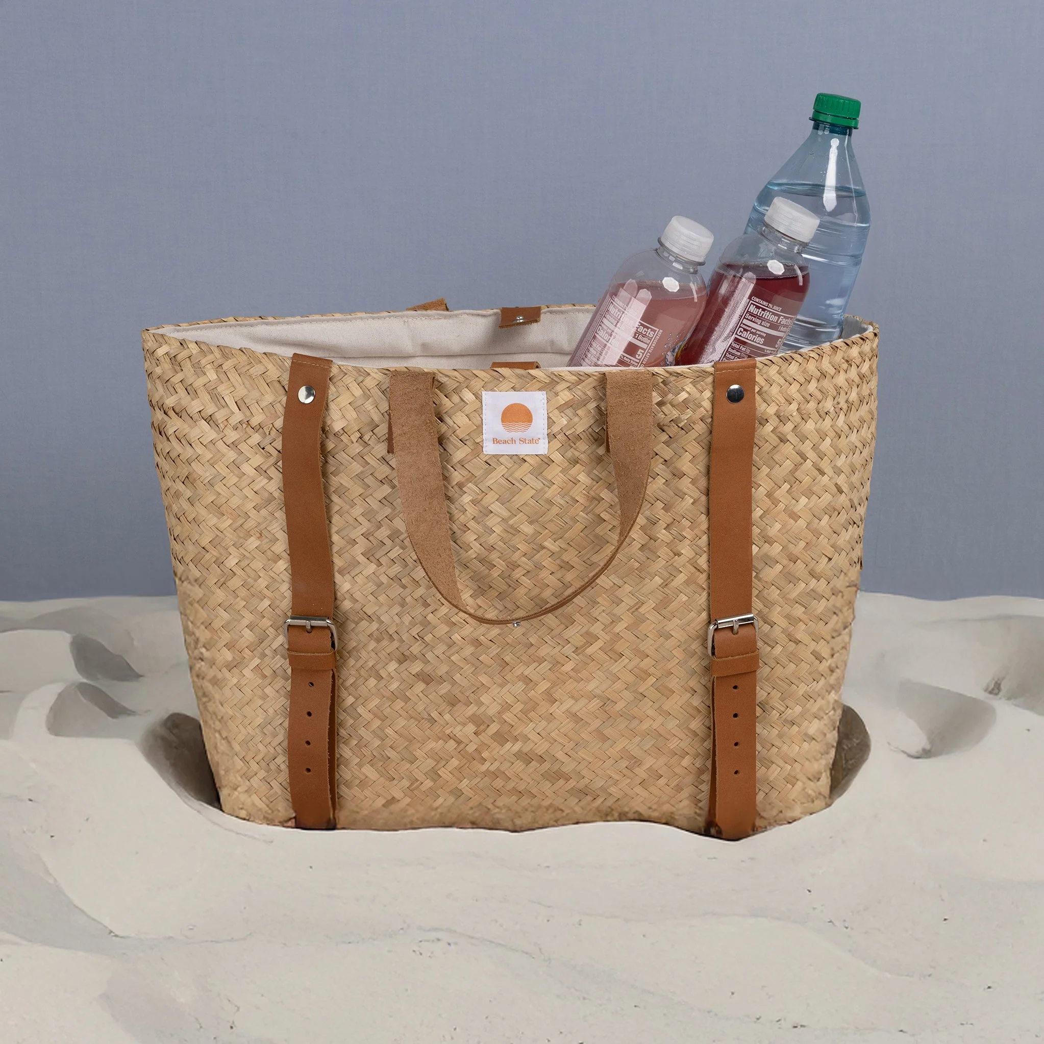 Hermosa Woven Beach Cooler Bag - Image 3