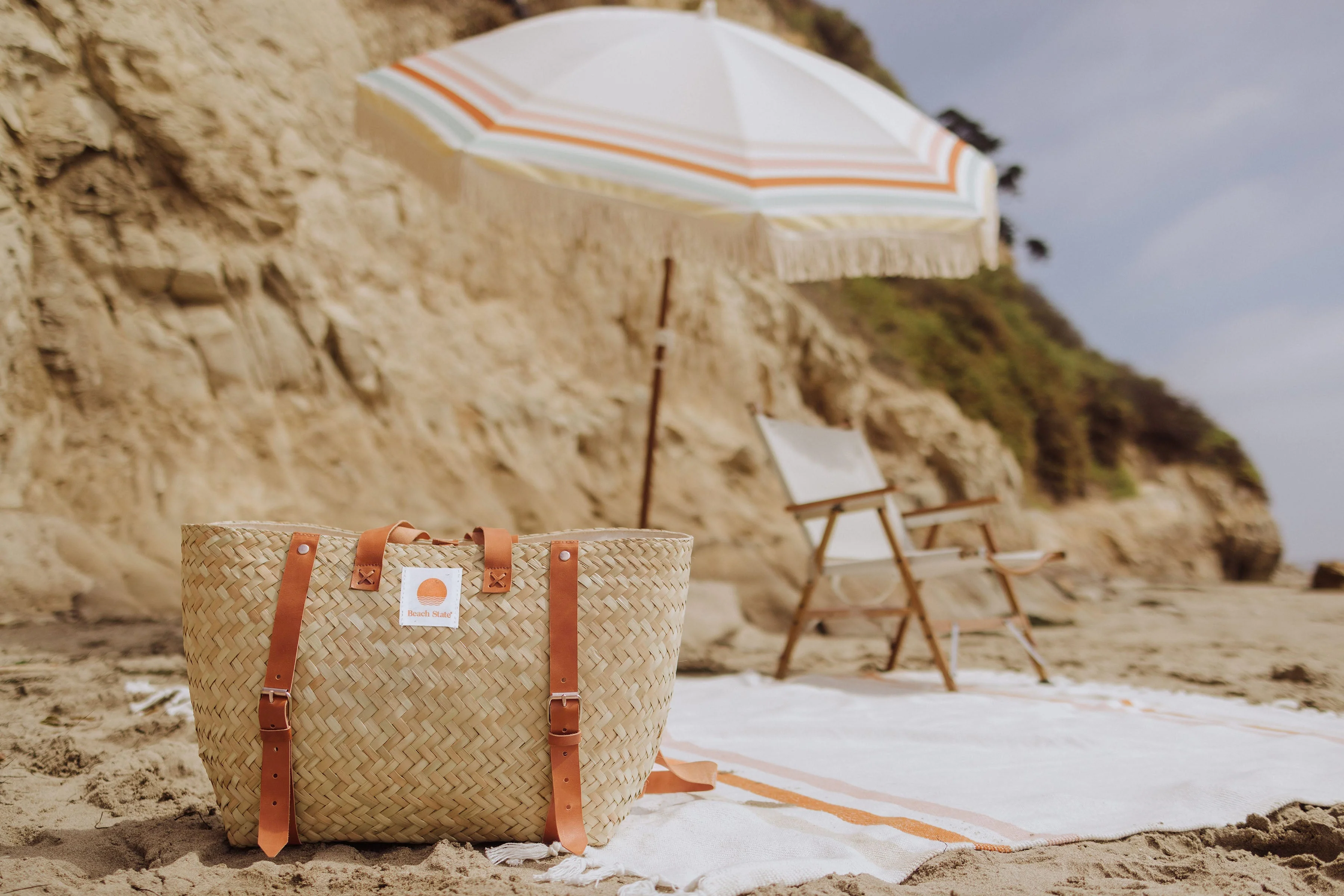 Hermosa Woven Beach Cooler Bag - Image 5