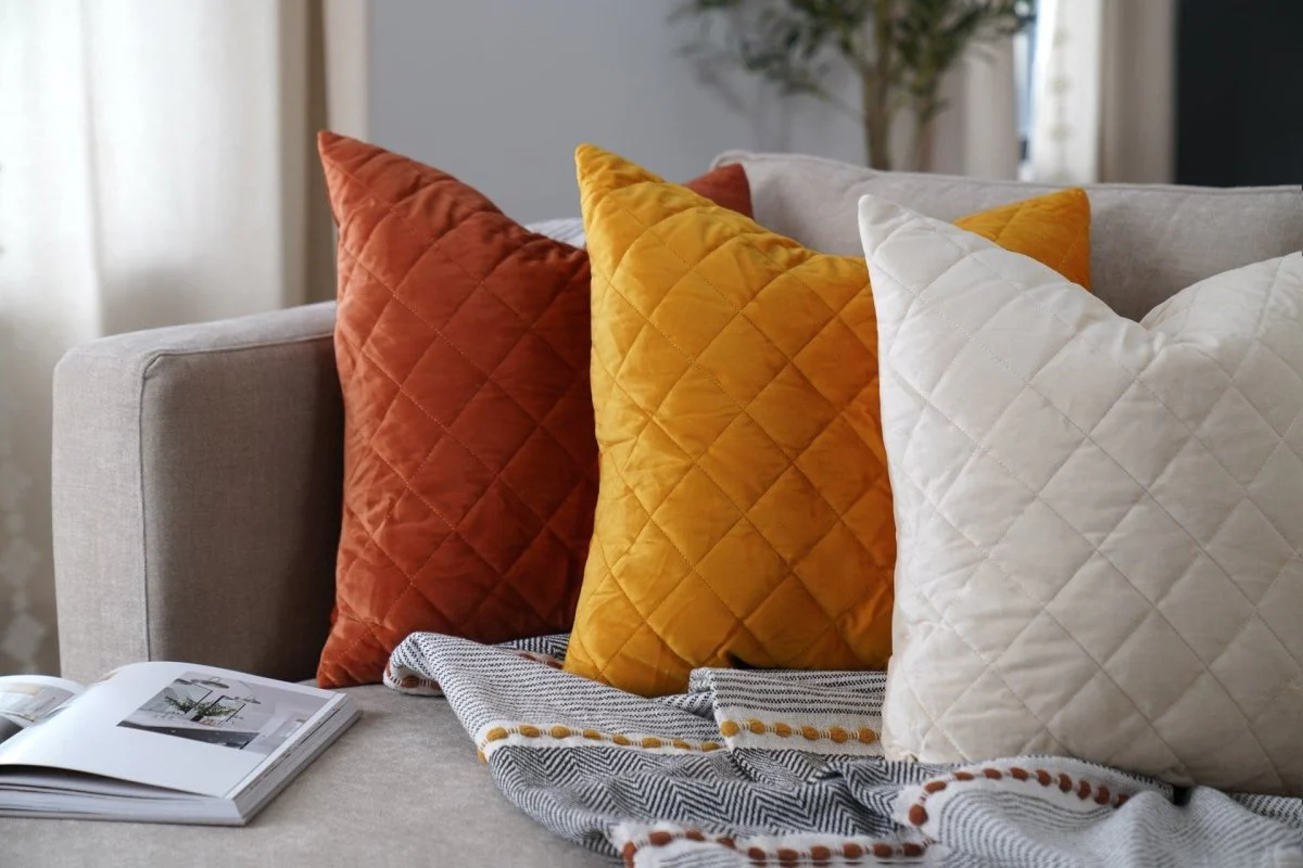 Herringbone Stripe Yarn Dyed Cotton Woven Tassel Throw - Image 25