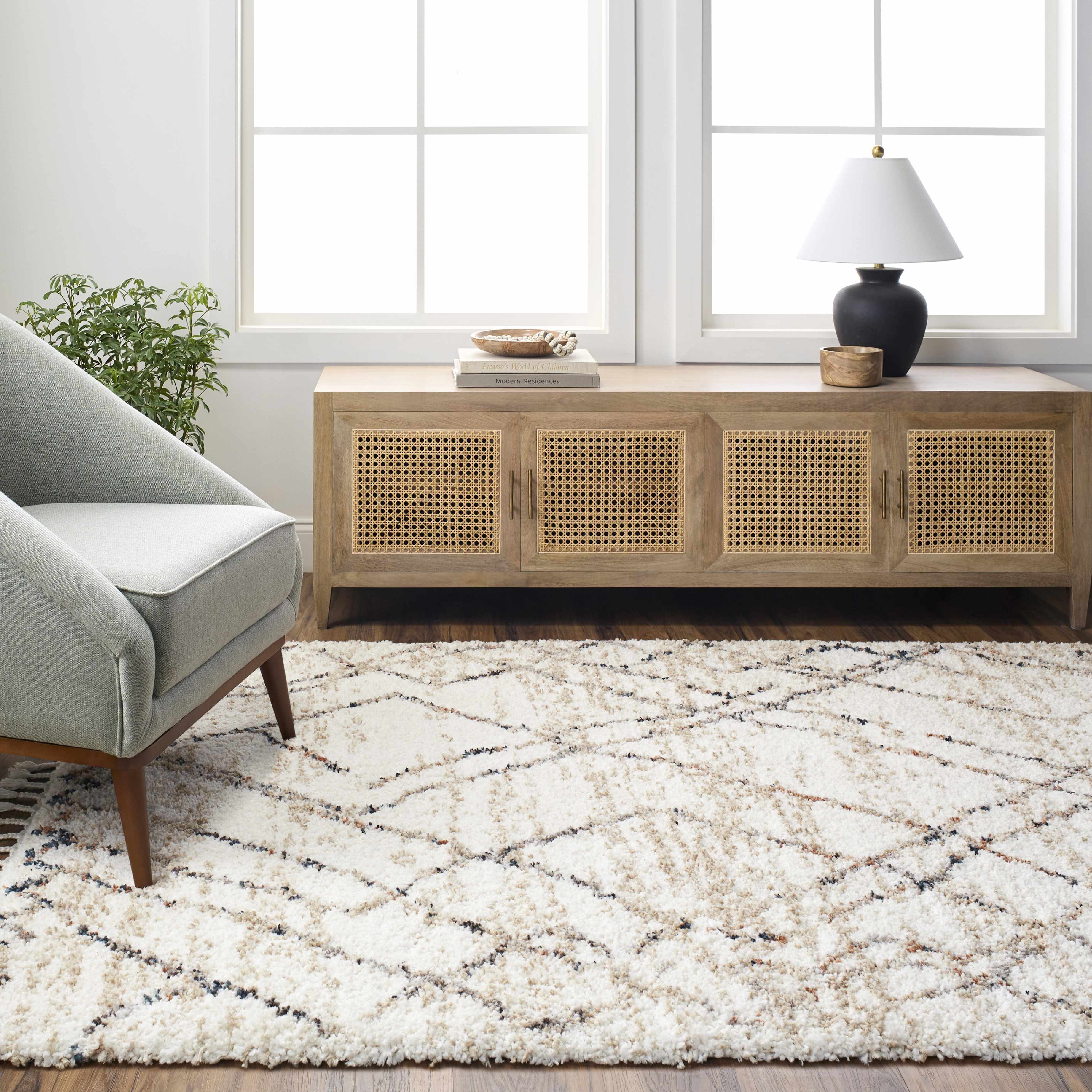 Hersz Cream Area Rug - Clearance - Image 2