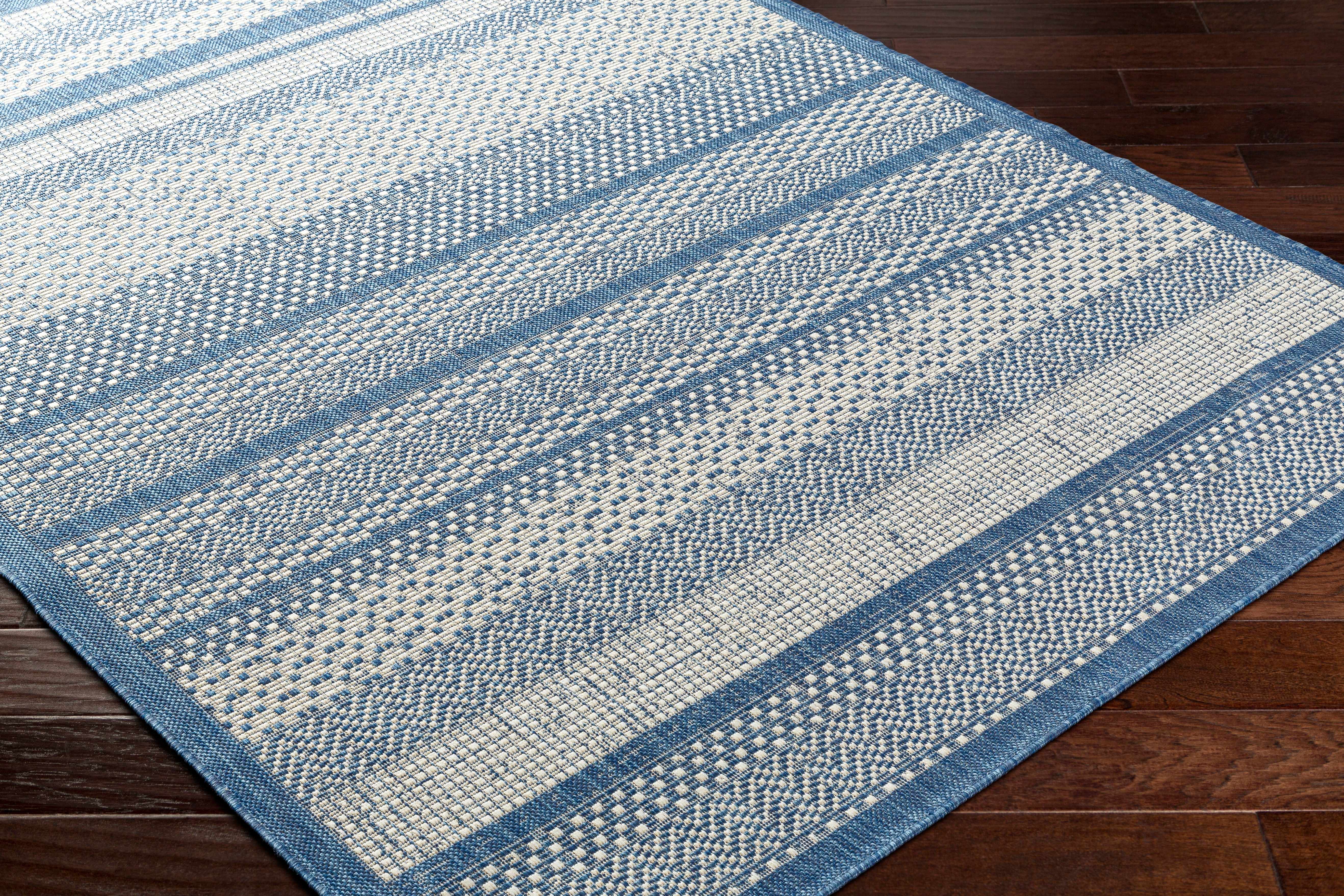 Hessa Blue Area Rug - Image 3