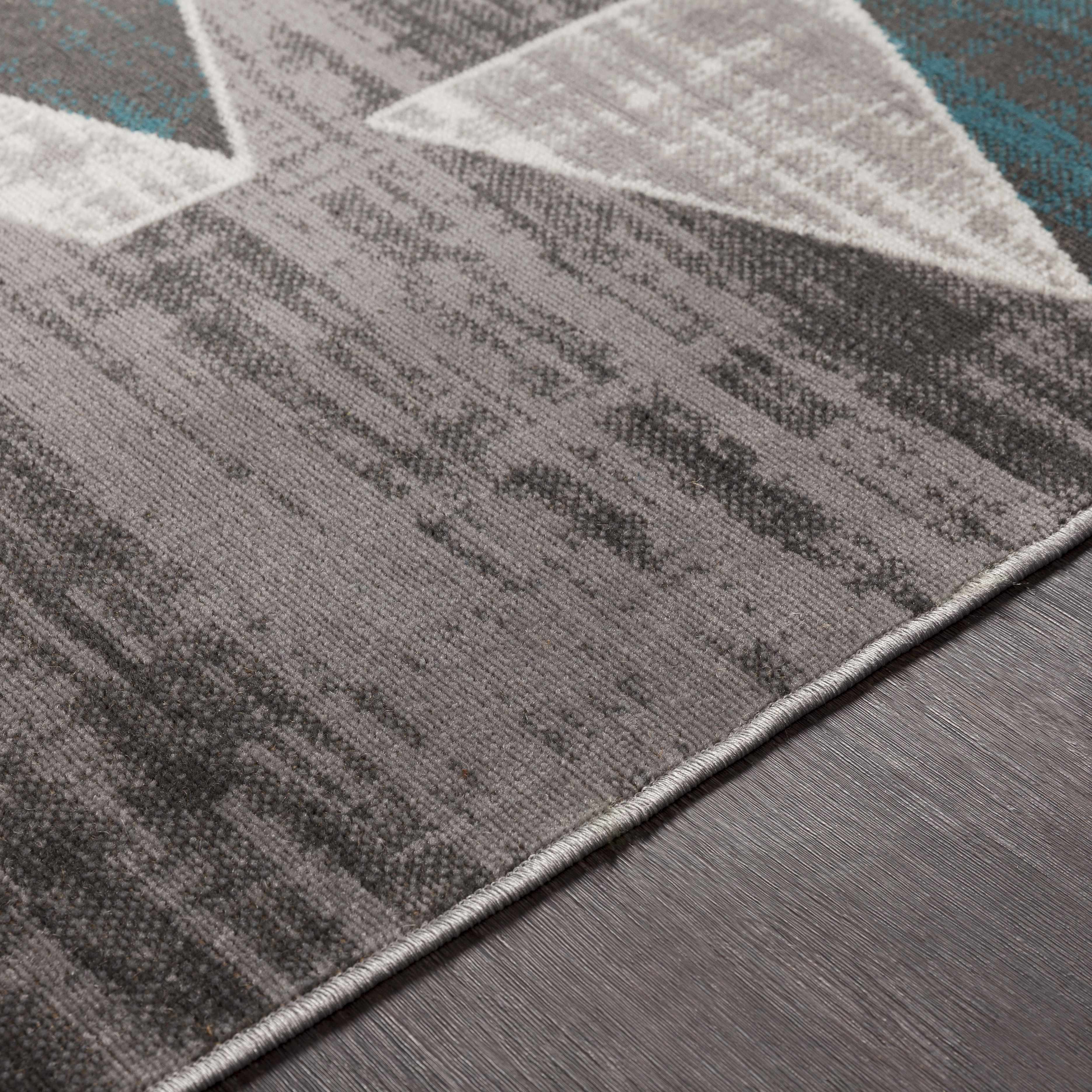 Hessel Green Triangles Area Rug - Image 9
