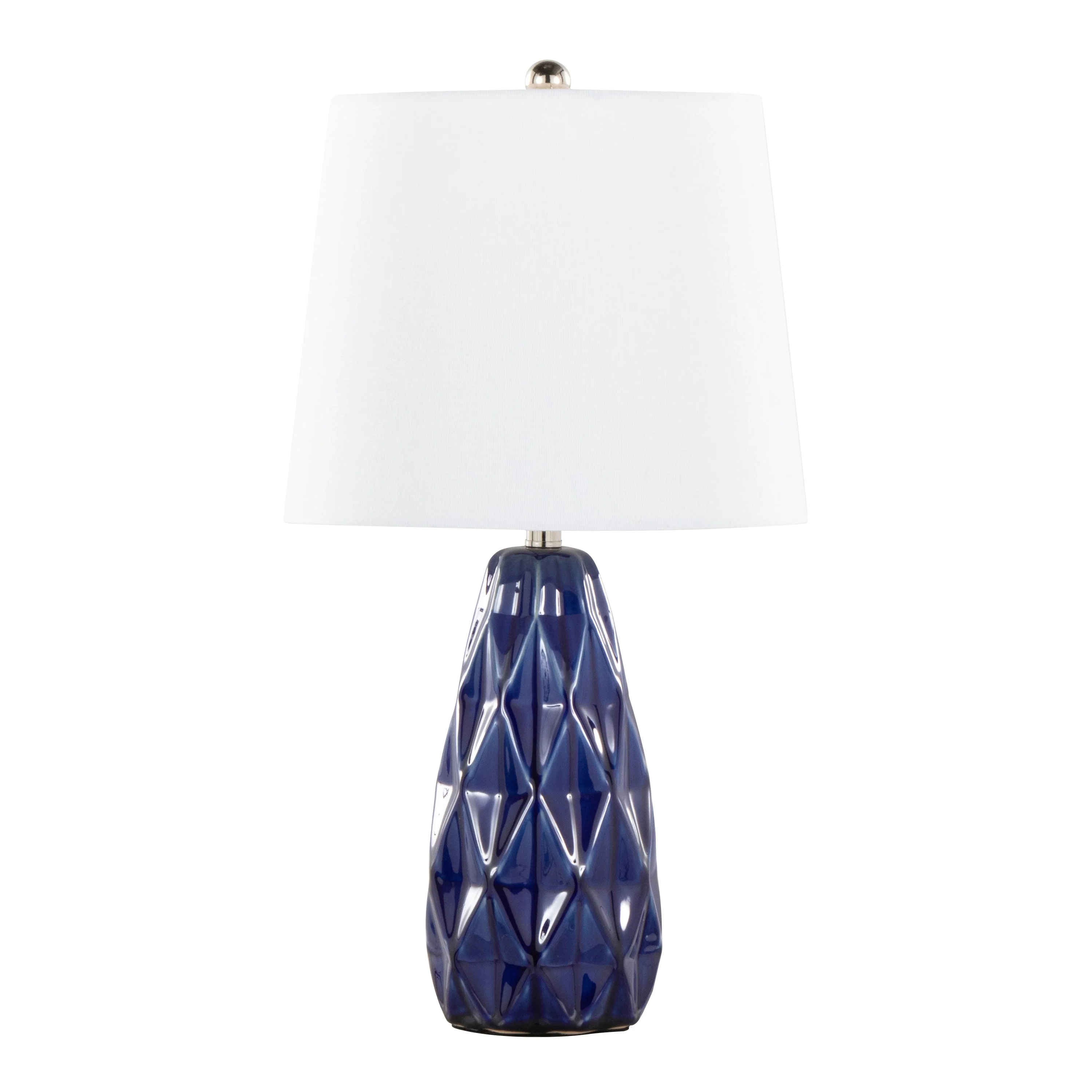 Hex 20' Contemporary Ceramic Accent Lamp Set of 2 - Image 3