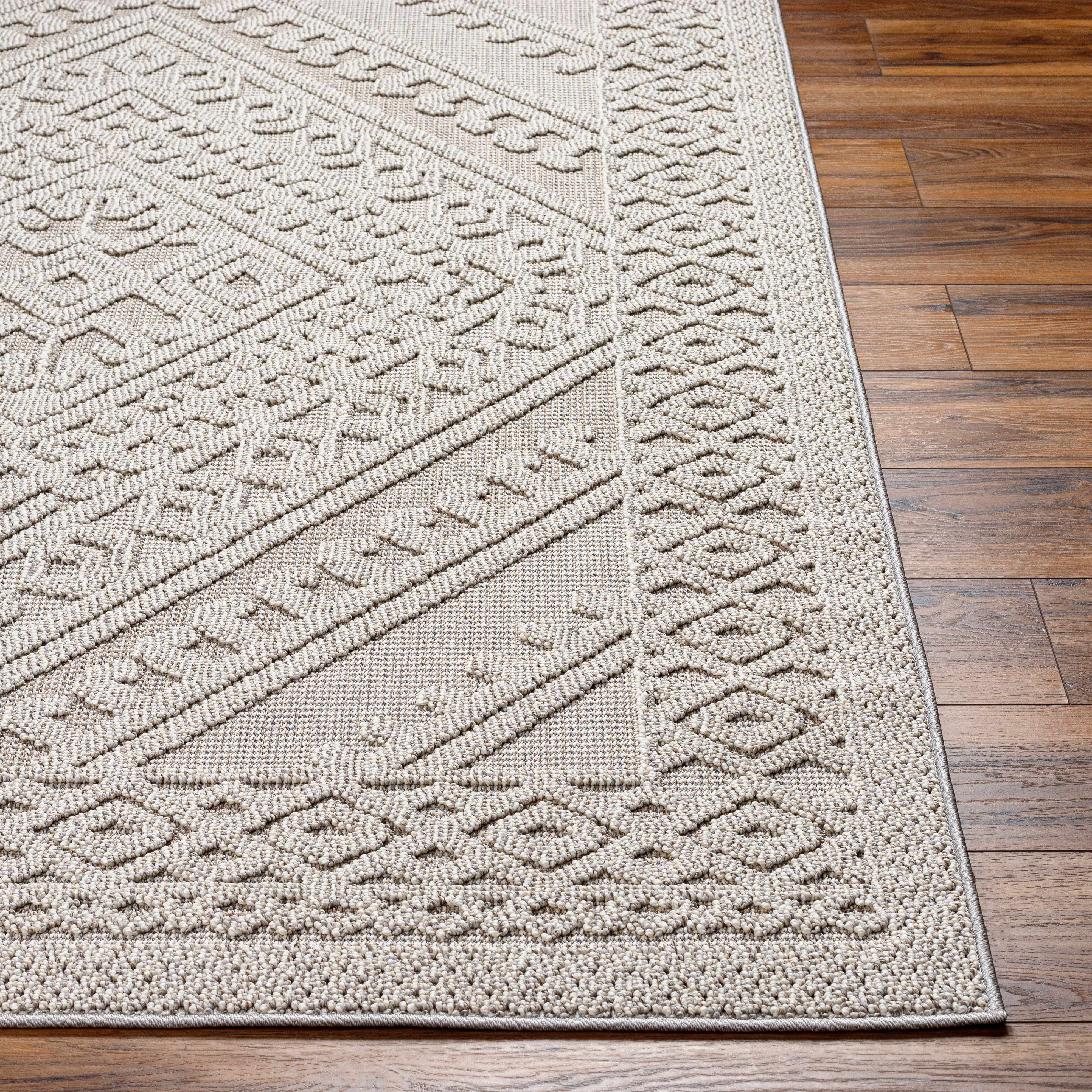 Hibah Natural Gray Area Rug - Clearance - Image 3