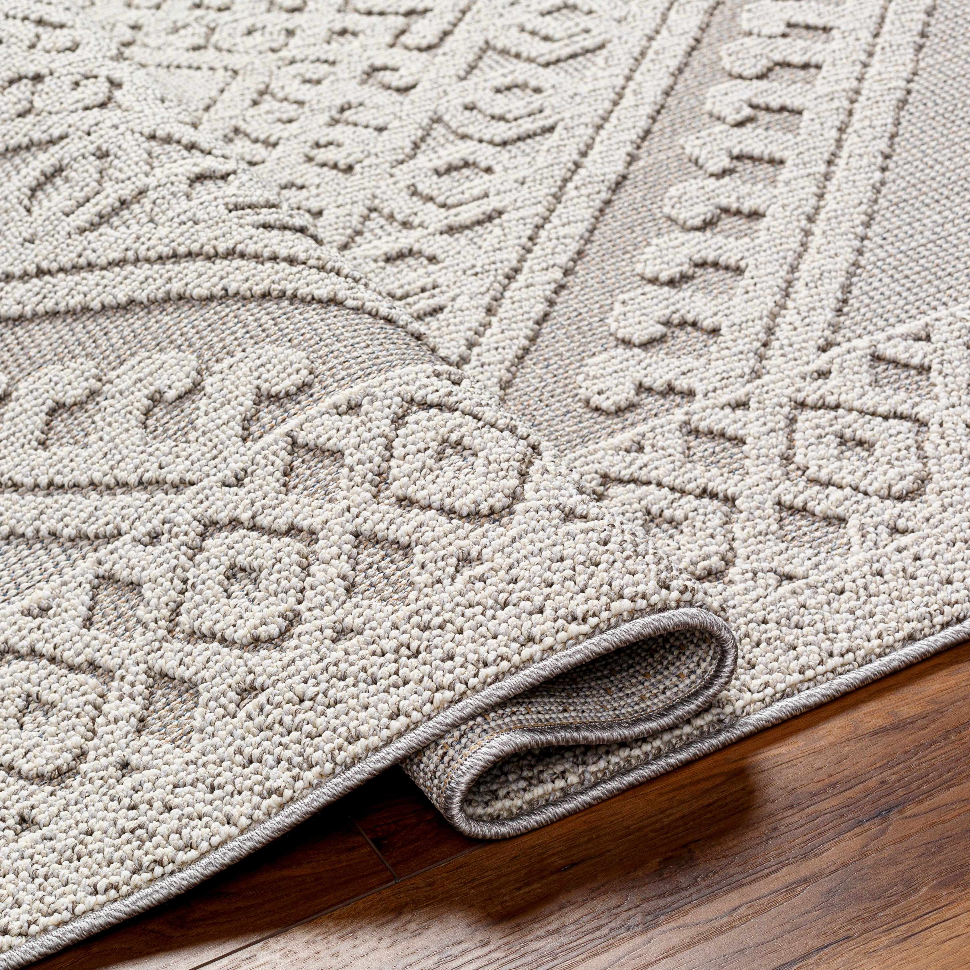 Hibah Natural Gray Area Rug - Clearance - Image 5