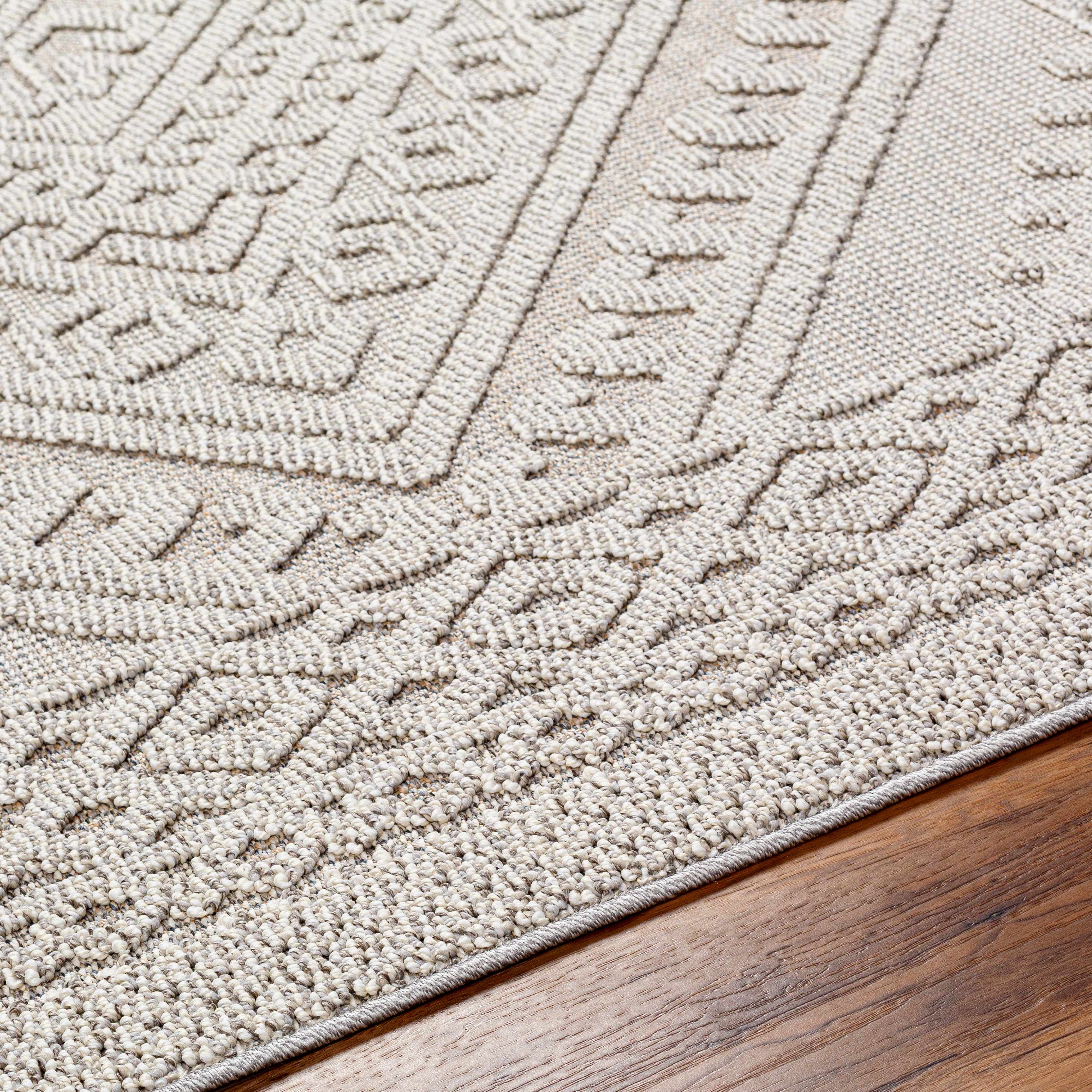 Hibah Natural Gray Area Rug - Clearance - Image 6