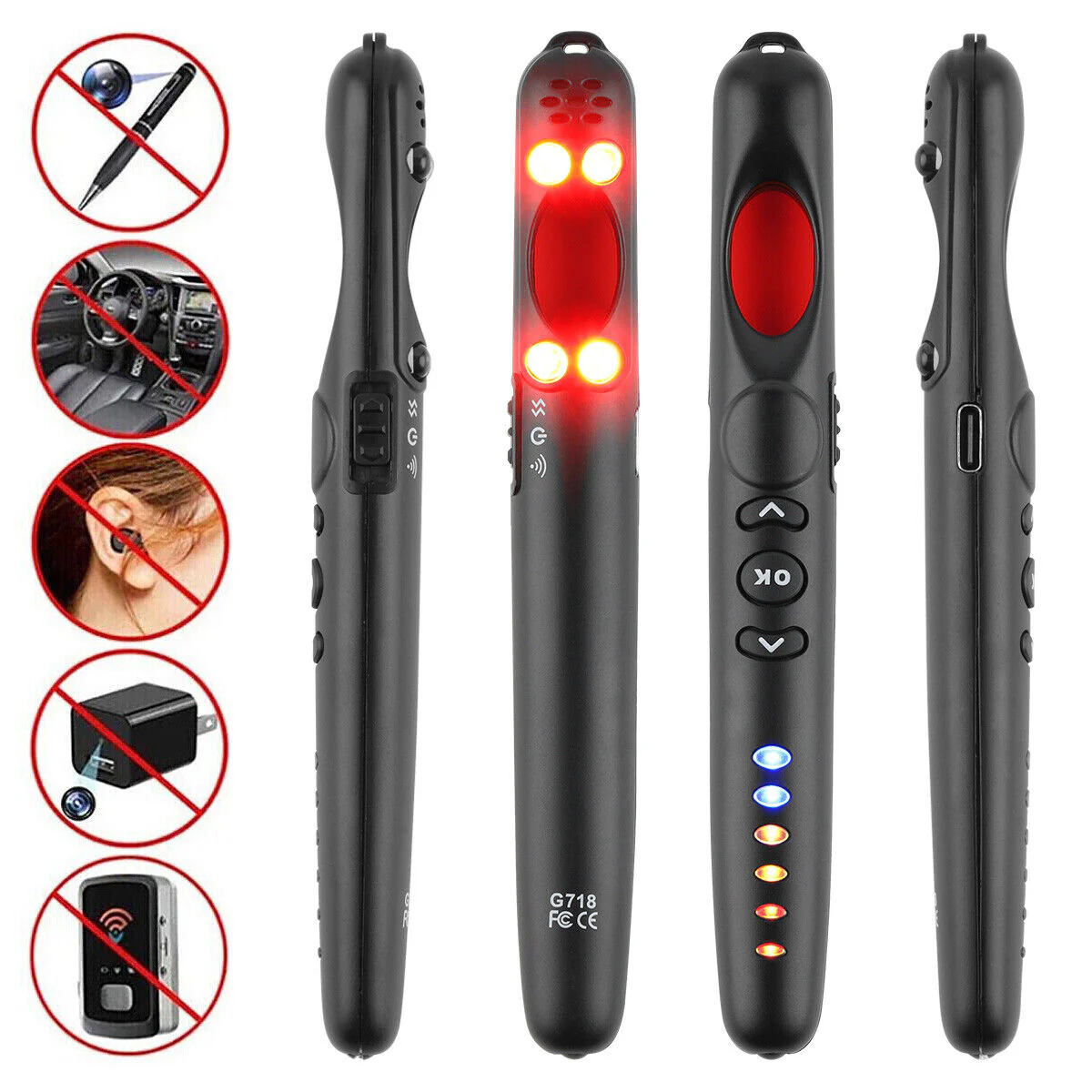 Hidden Camera Detector RF Signal Bug GPS Tracker Finder Device - Image 6