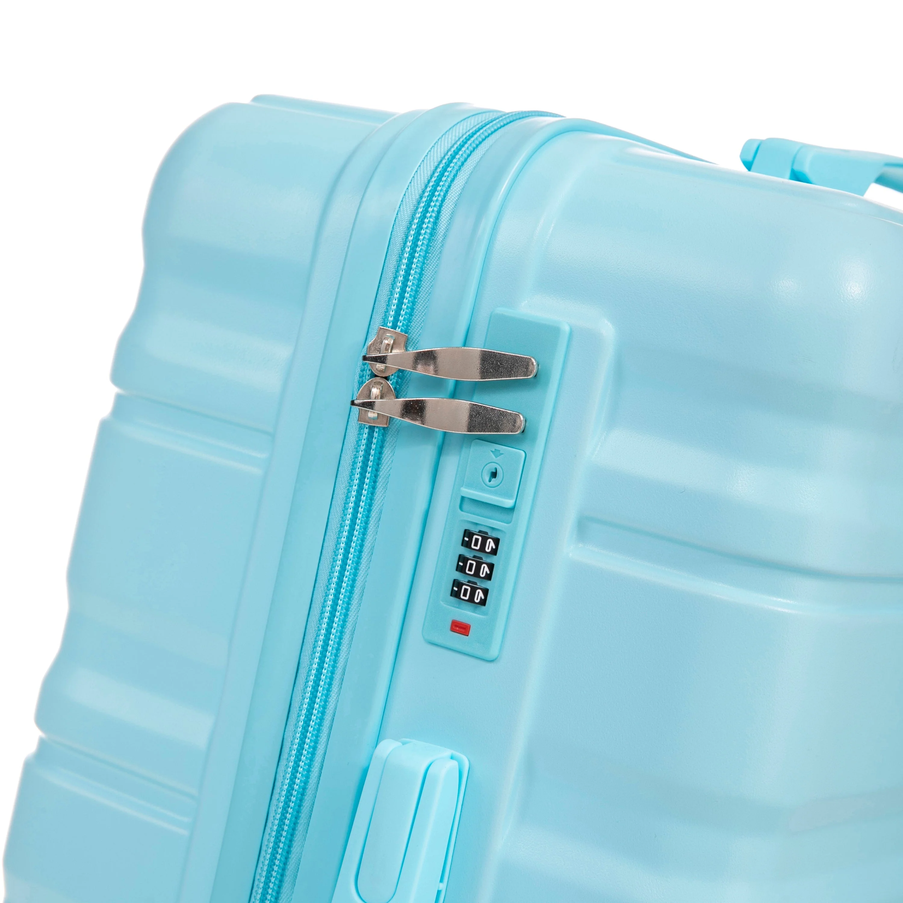 HIFINE Tourist 3-Piece ABS Spinner Wheel Luggage Set (Blue) - Image 19