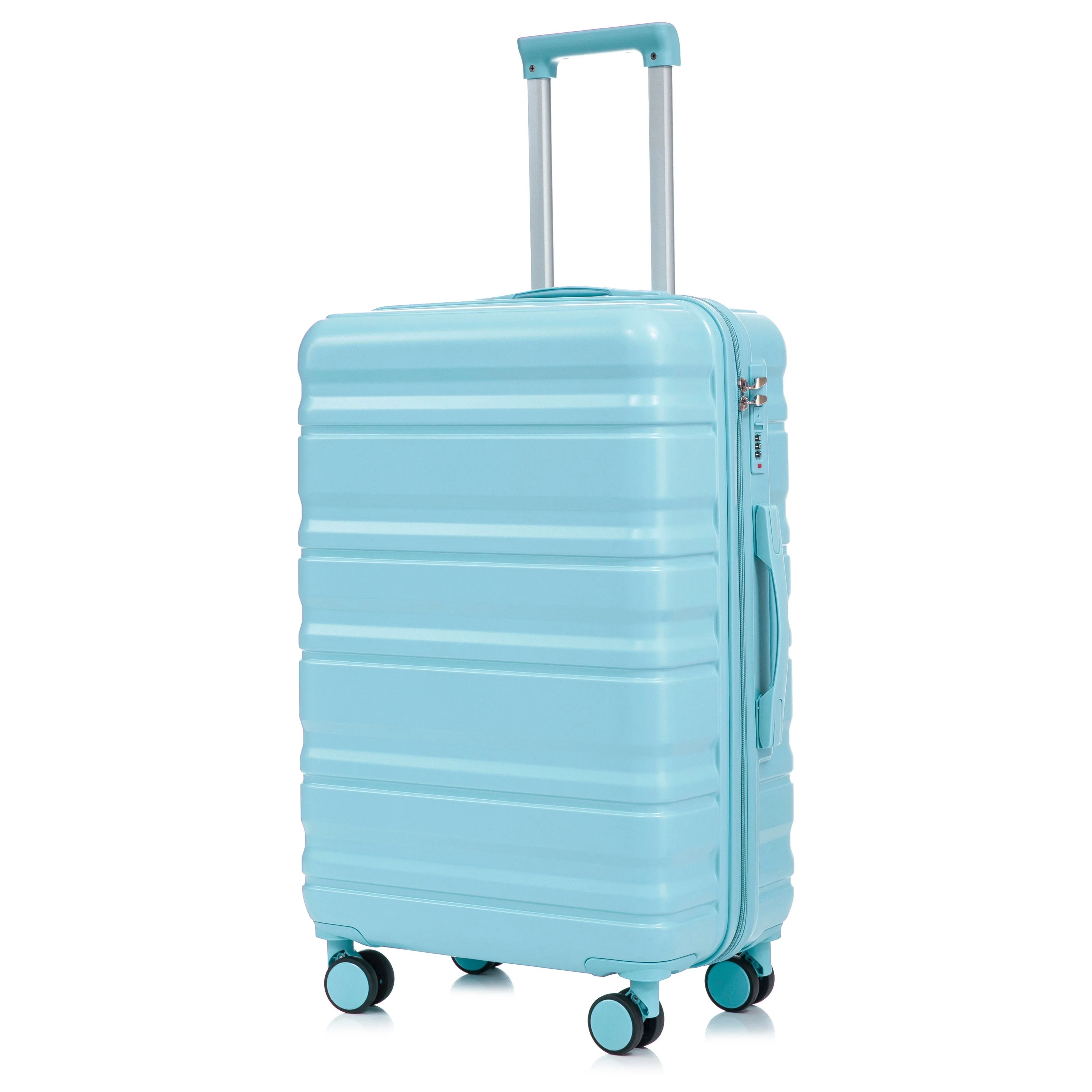 HIFINE Tourist 3-Piece ABS Spinner Wheel Luggage Set (Blue) - Image 25