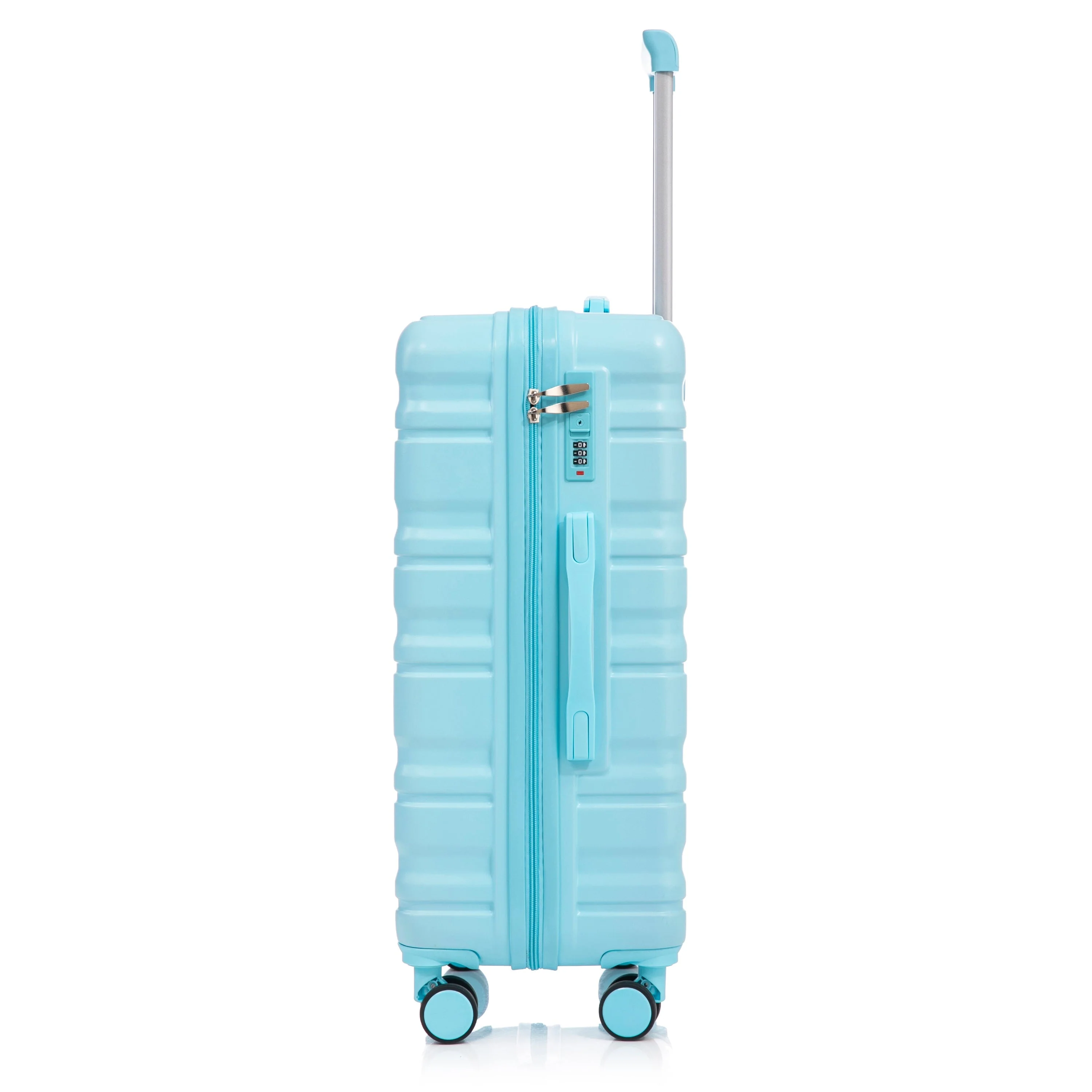HIFINE Tourist 3-Piece ABS Spinner Wheel Luggage Set (Blue) - Image 26