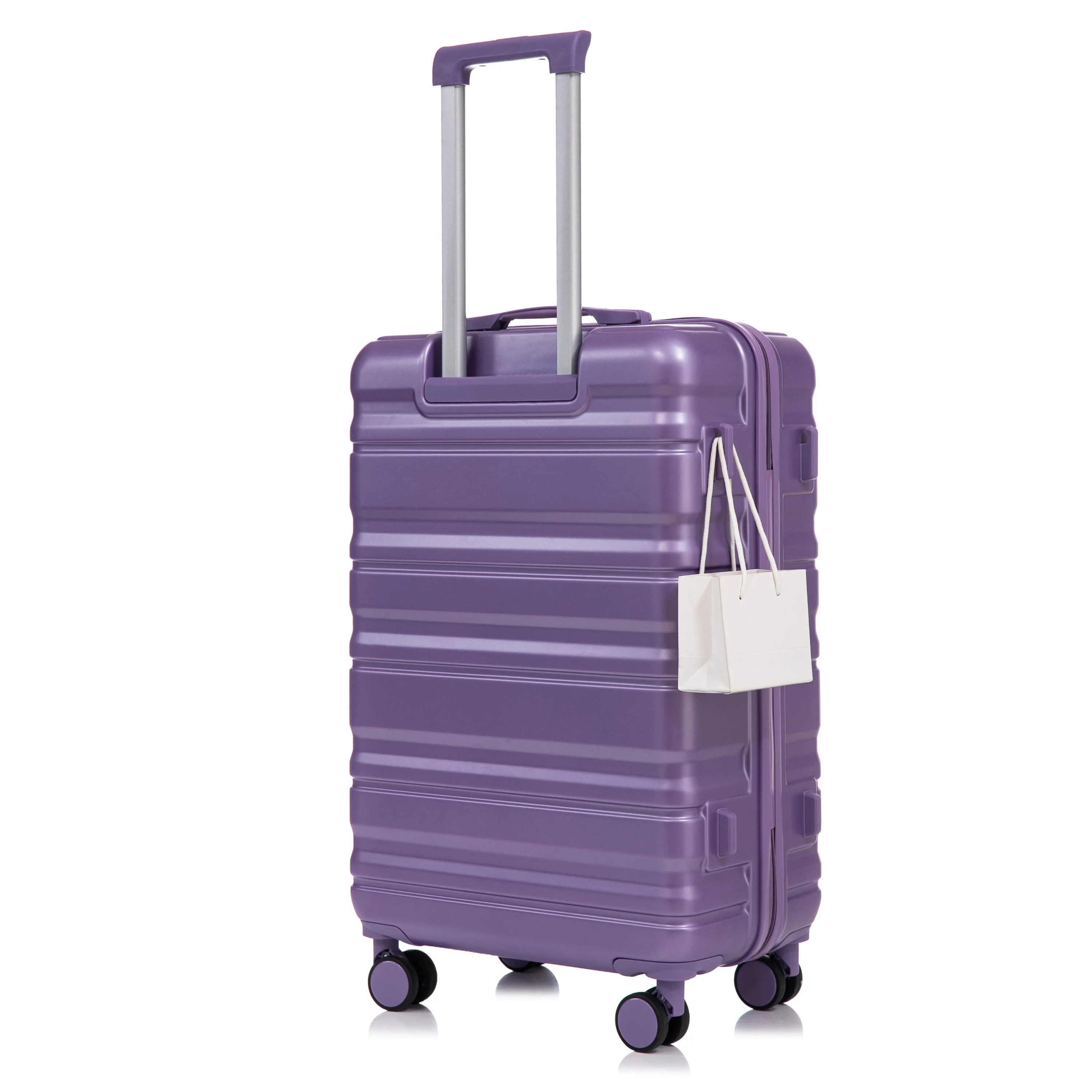 HIFINE Tourist 3-Piece ABS Spinner Wheel Luggage Set (Purple) - Image 26