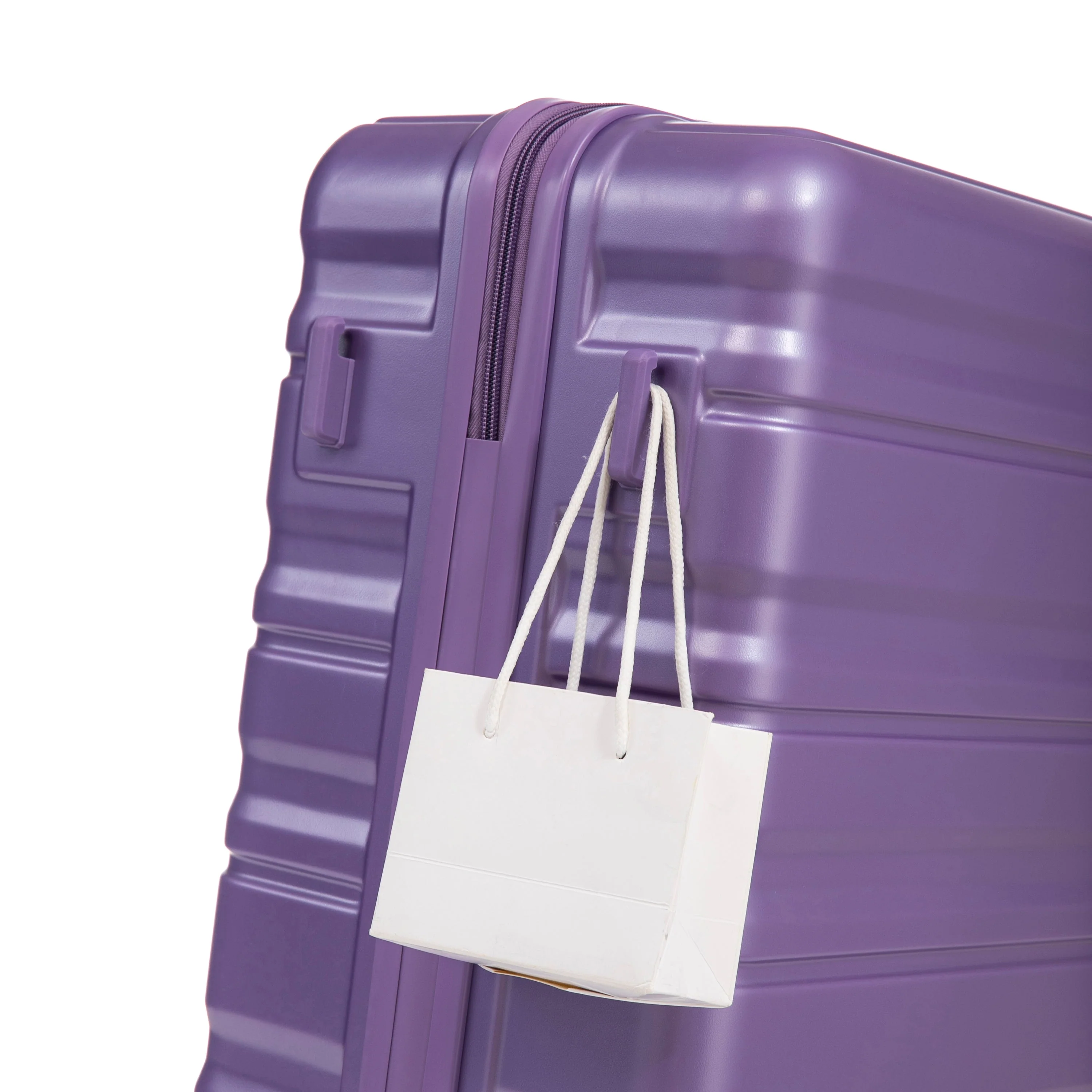 HIFINE Tourist 3-Piece ABS Spinner Wheel Luggage Set (Purple) - Image 28
