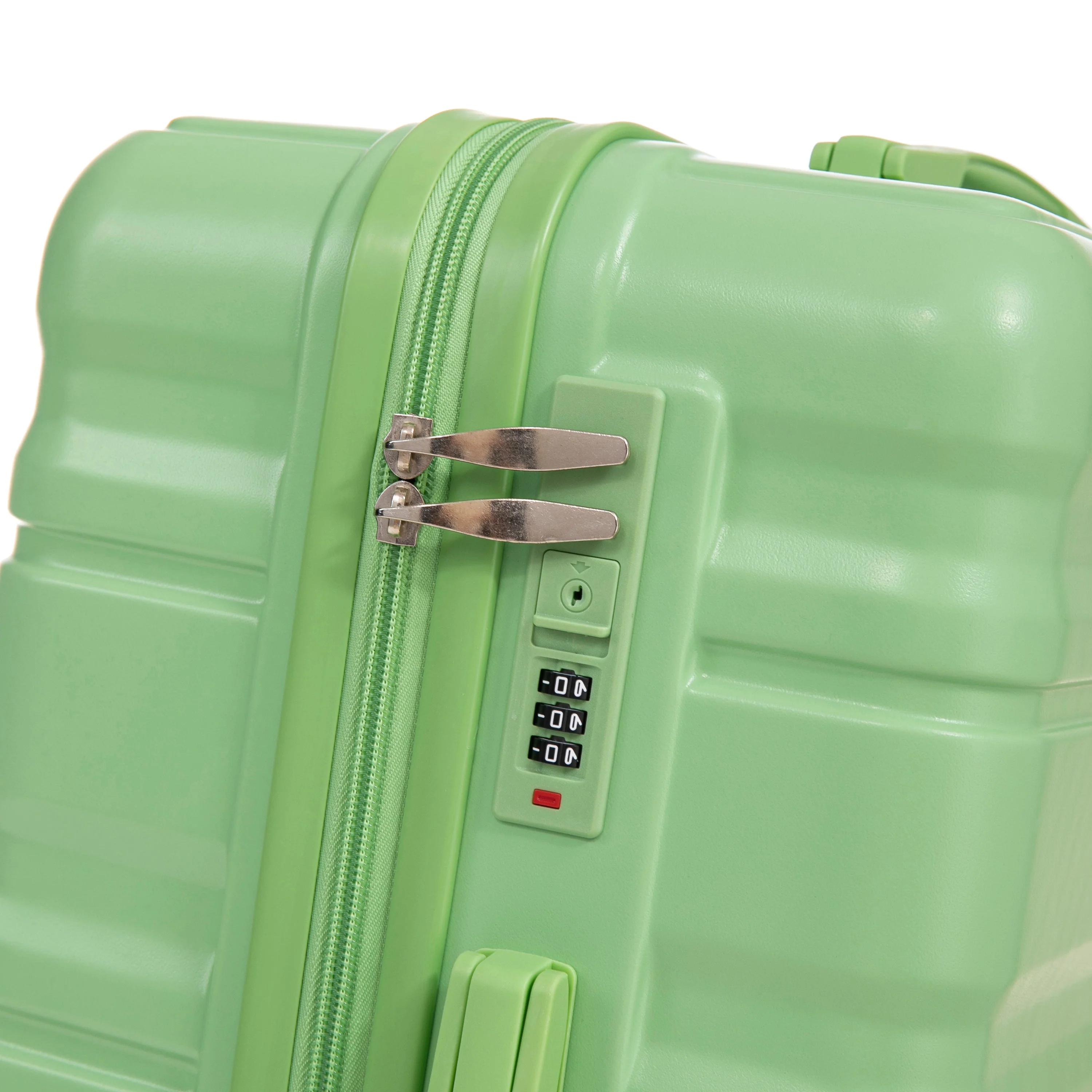 HIFINE Tourist 3-Piece Spinner Wheel Luggage Set in Green - Image 14