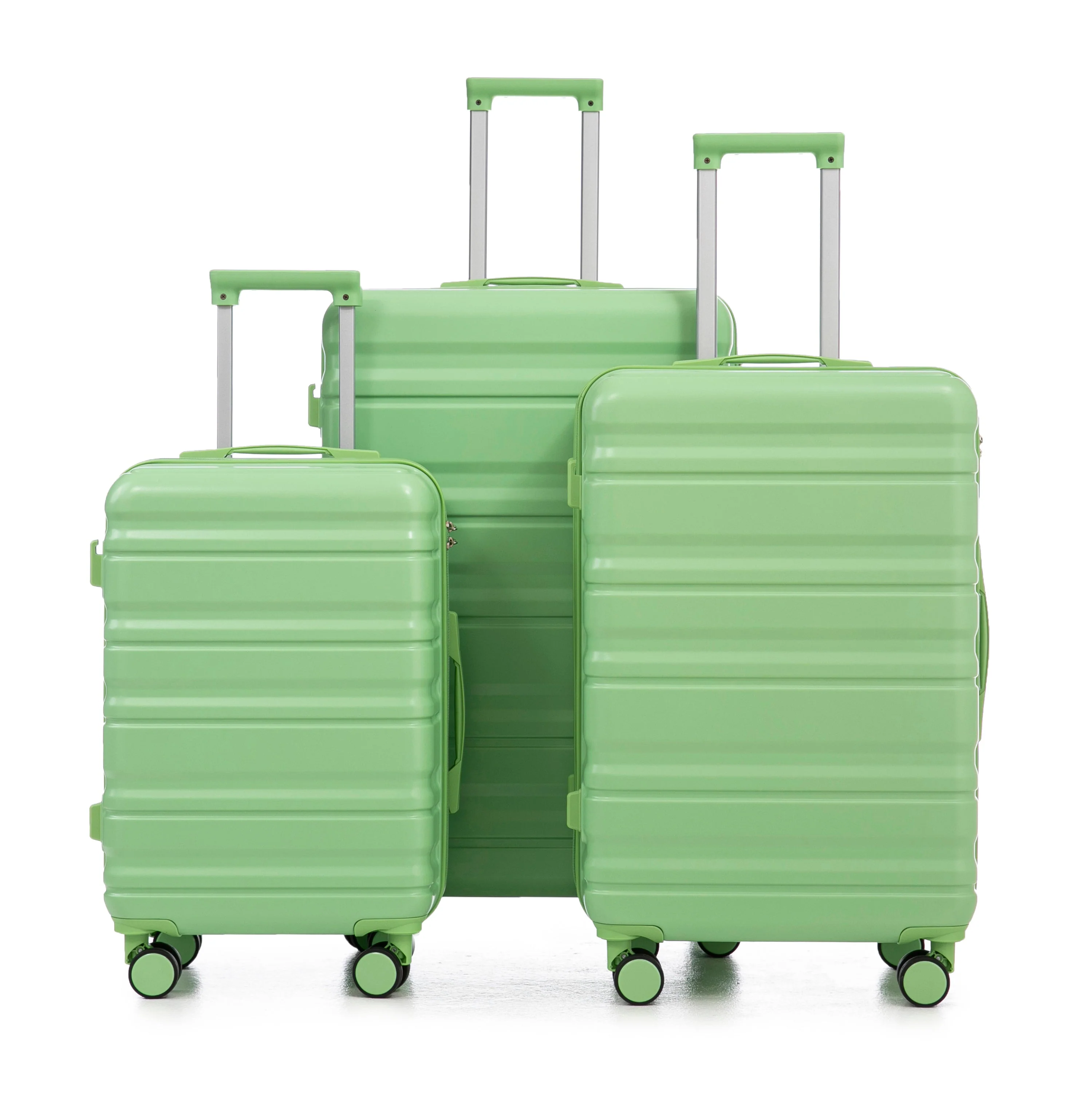 HIFINE Tourist 3-Piece Spinner Wheel Luggage Set in Green - Image 20