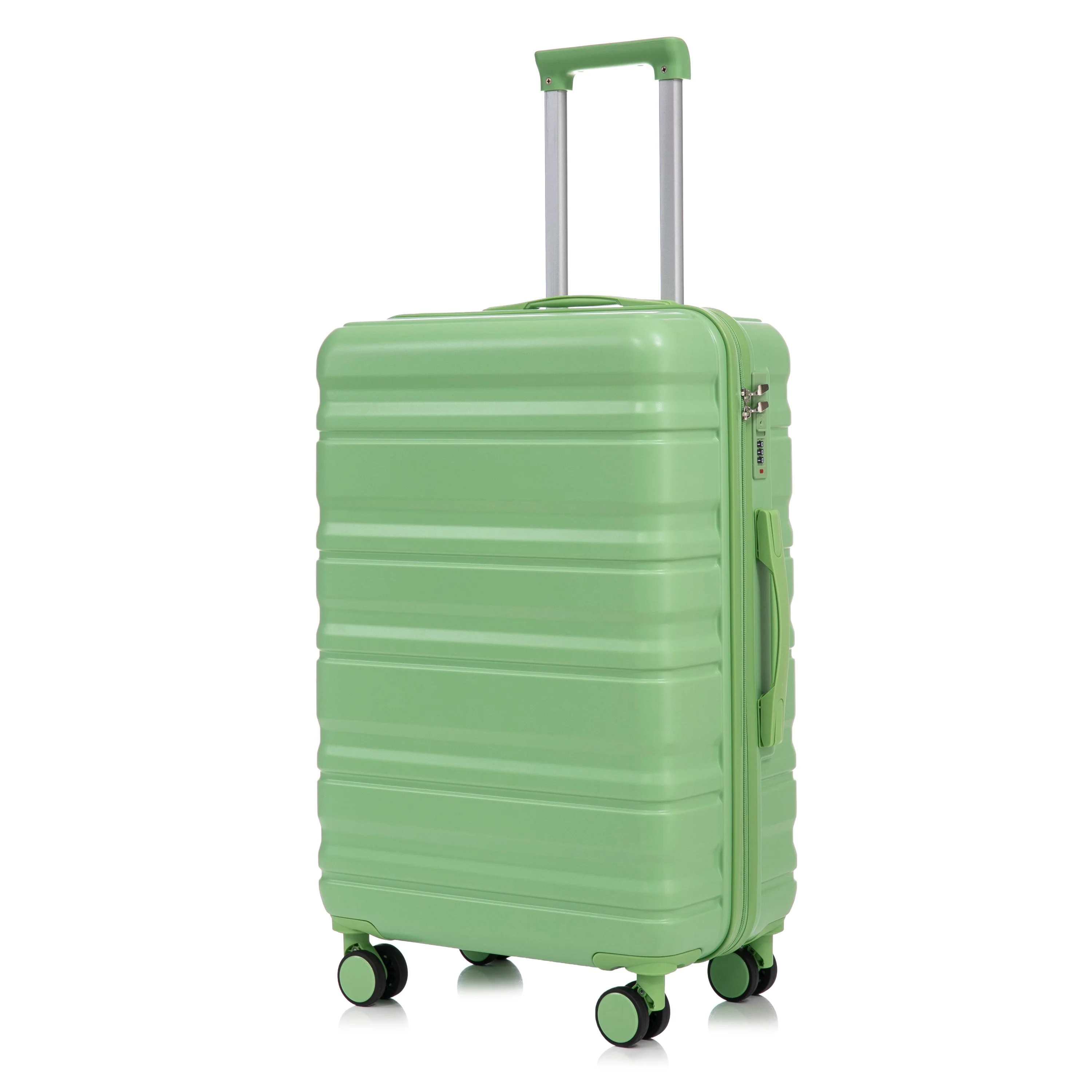 HIFINE Tourist 3-Piece Spinner Wheel Luggage Set in Green - Image 26
