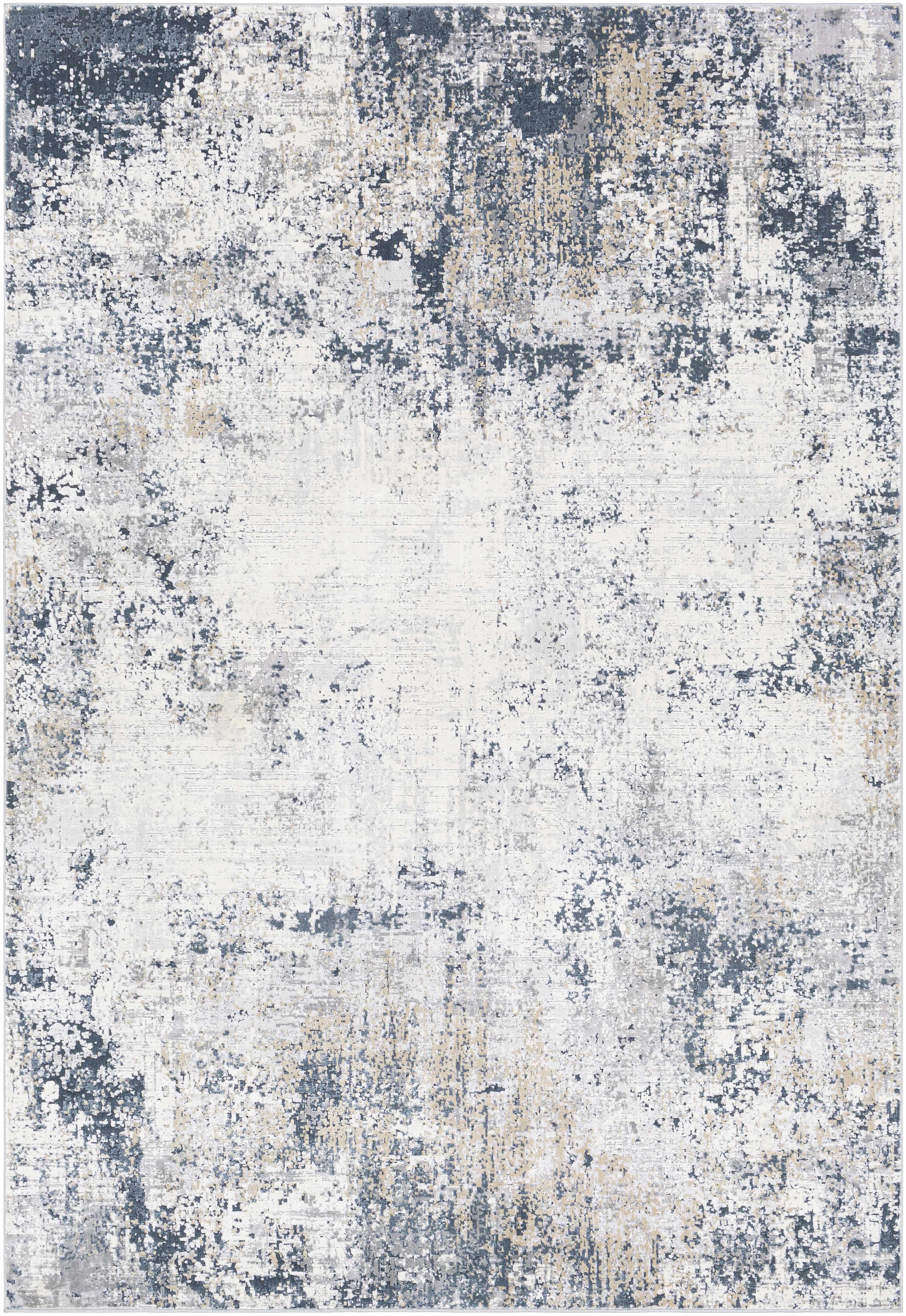Higden Abstract Denim Blue Rug - Image 8
